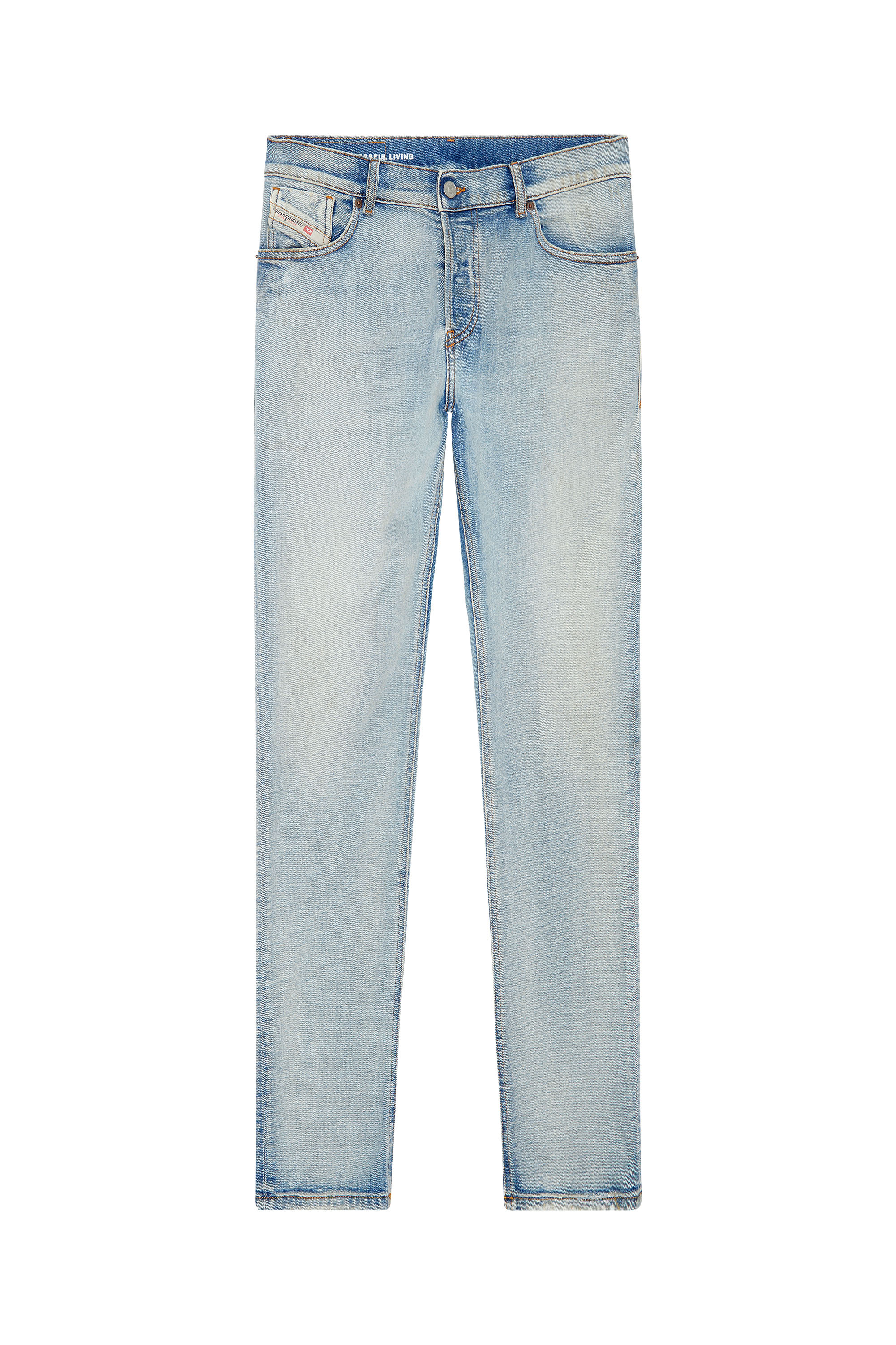 Diesel - 1995 D-Sark 09E84 Straight Jeans, Light Blue - Image 5