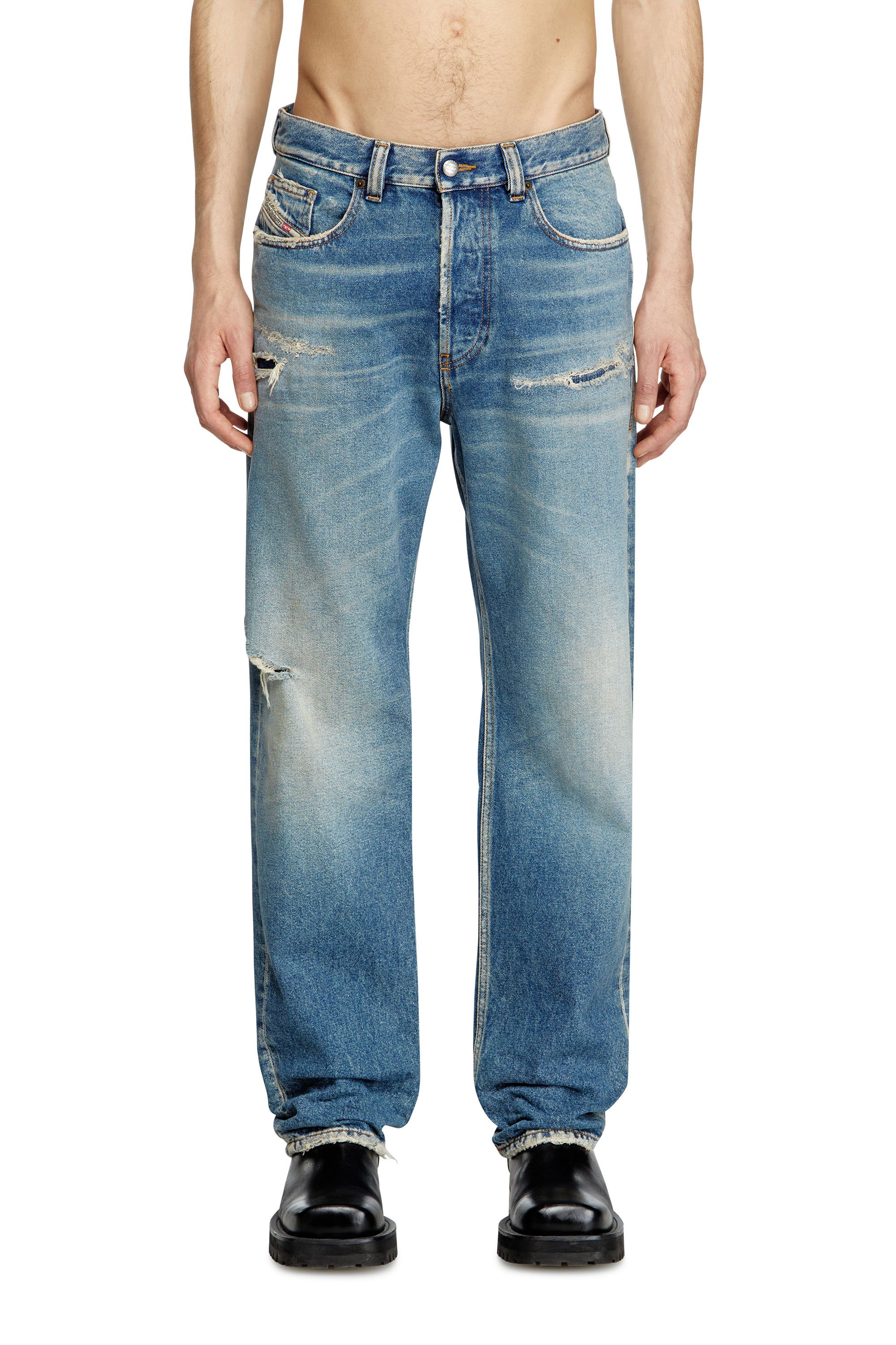 Diesel - Man's Regular Jeans 2010 D-Macs 09L43, Medium blue - 2