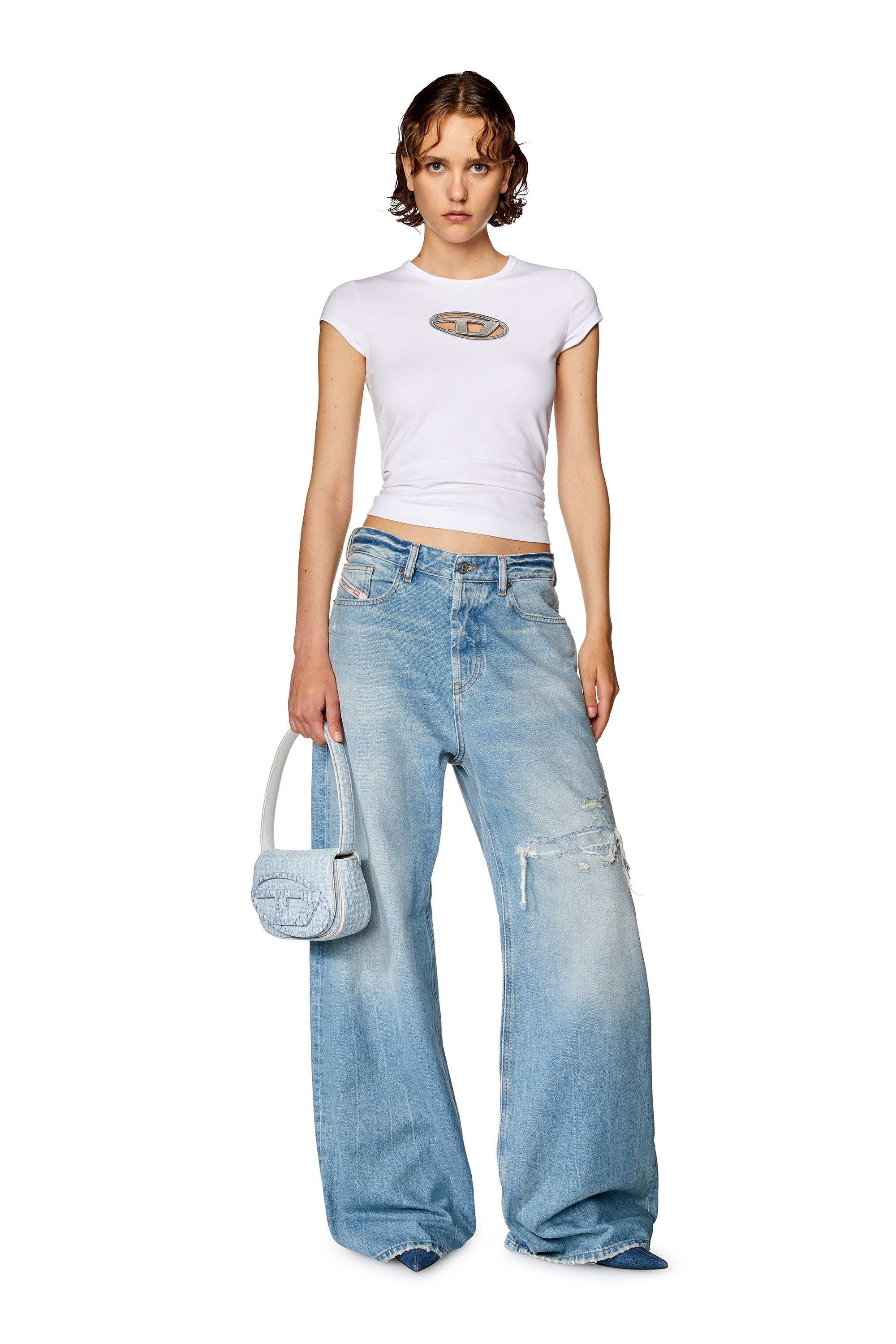 Diesel - 1996 D-Sire 09E25 Straight Jeans, Light Blue - Image 5