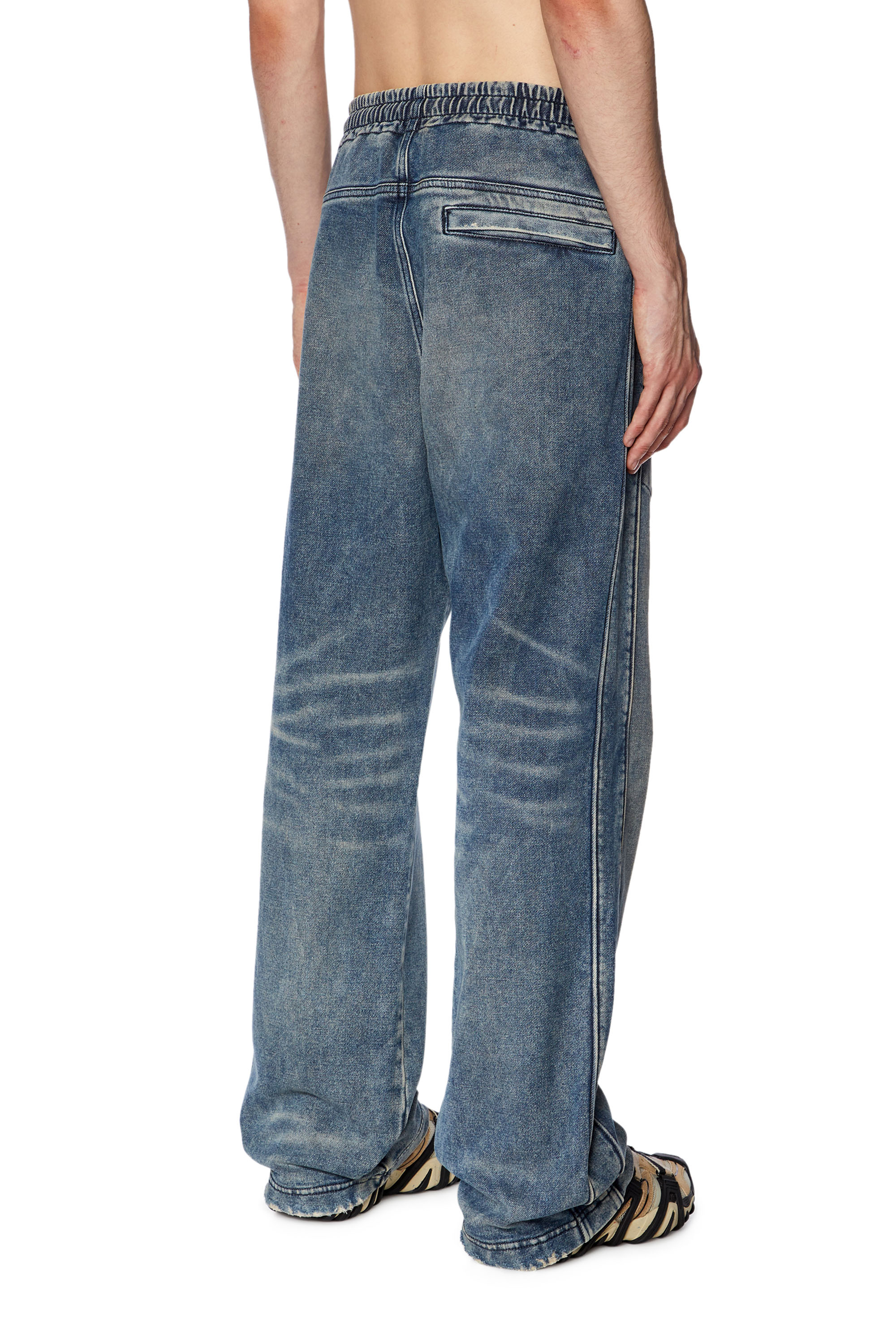 Diesel - Straight D-Martians Track Denim 068EV, Medium blue - Image 3