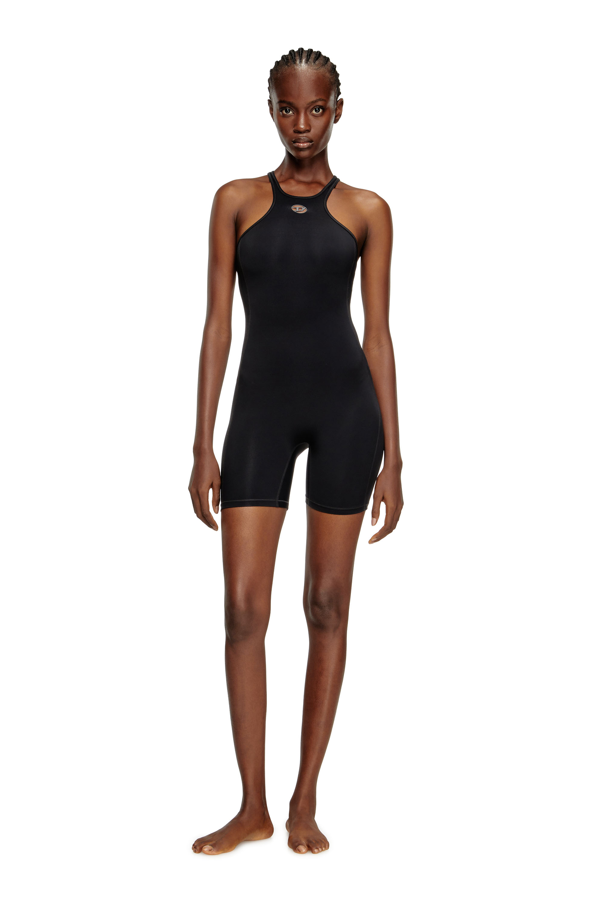 Diesel - NYDIA-UTLT, Woman's Racer back playsuit in Black - 1
