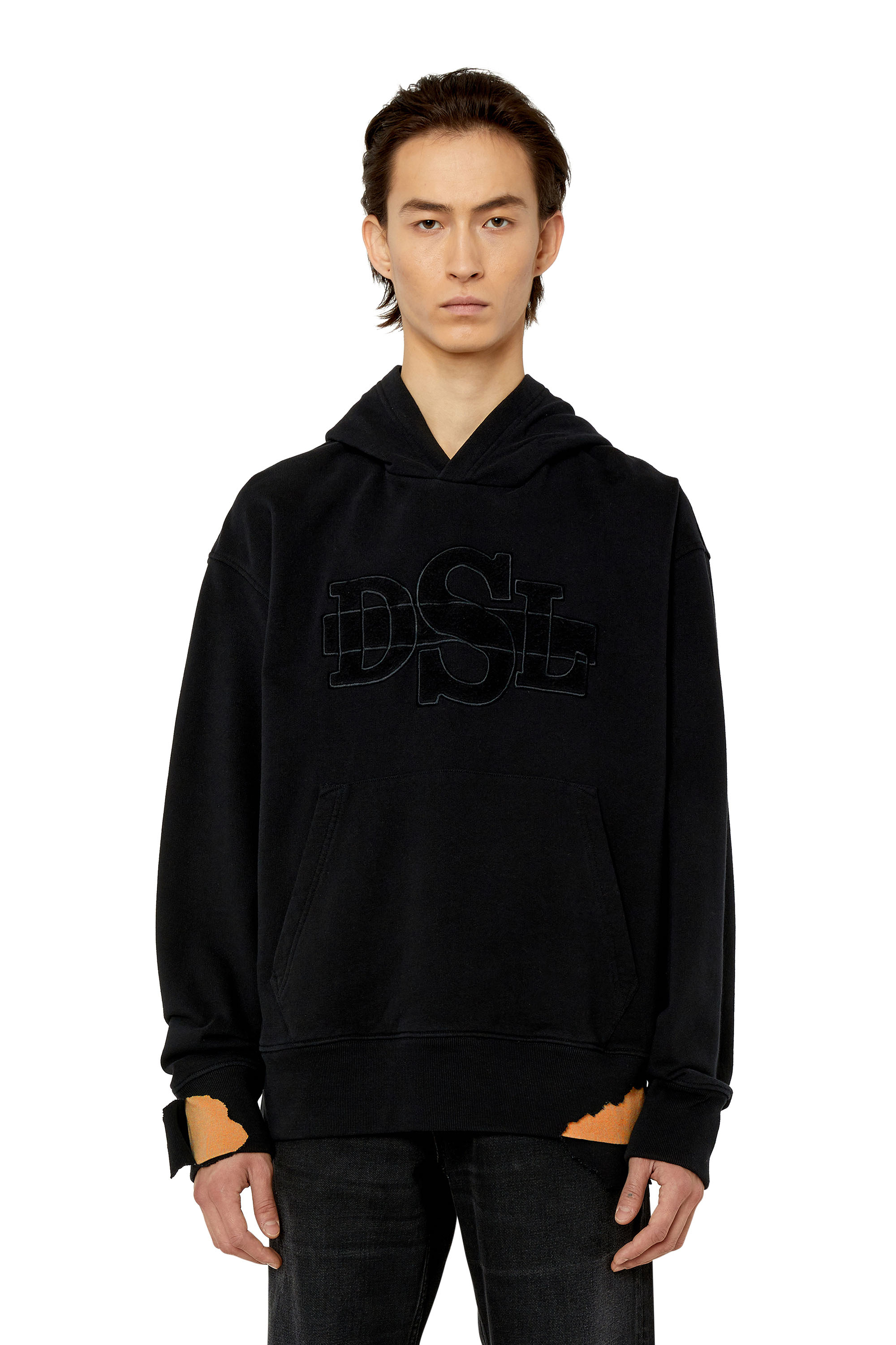 Diesel - S-MACROT-HOOD, Black - Image 1