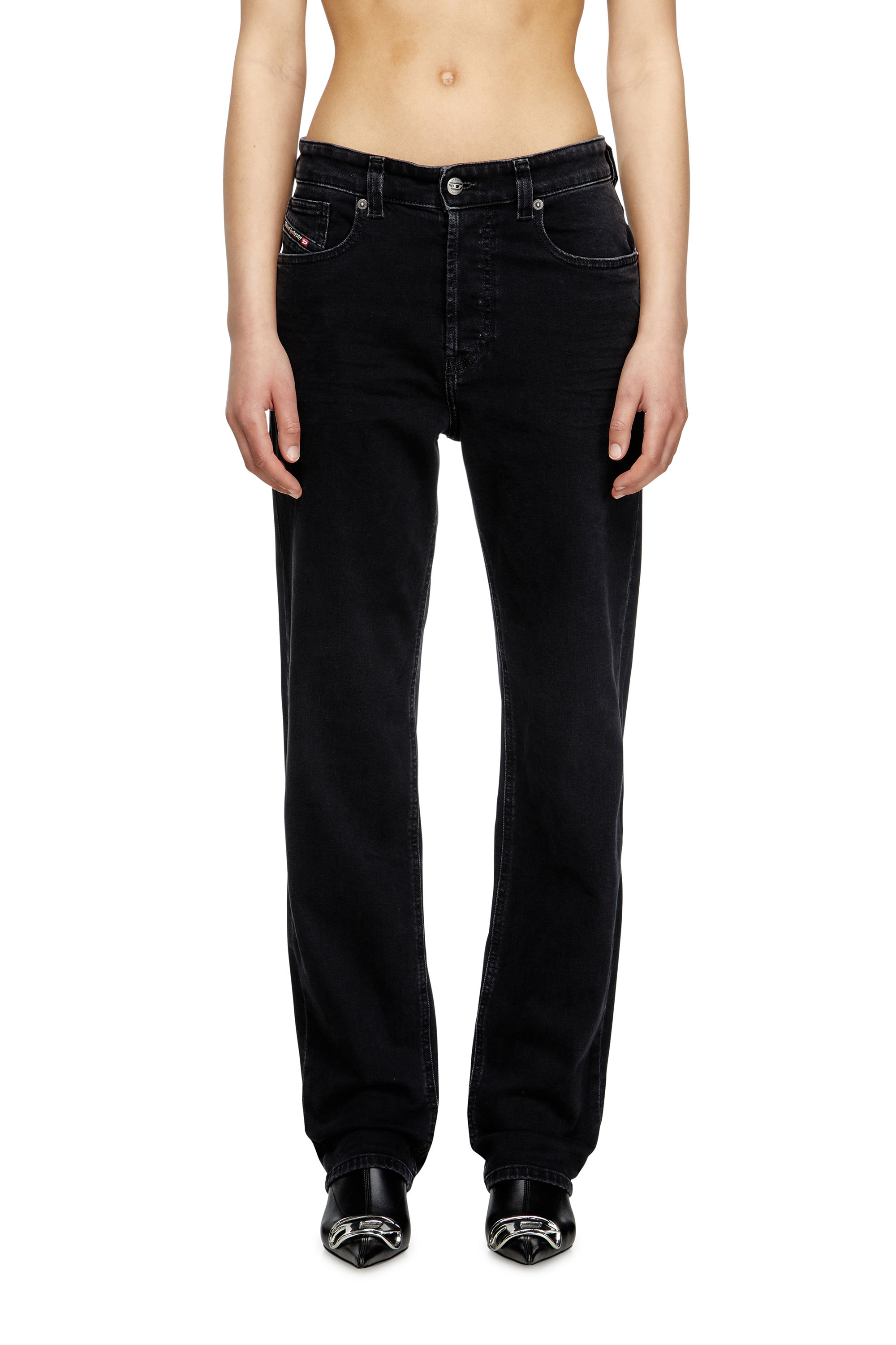 Diesel - Woman's Regular Jeans 1988 D-Ark 09M69, Black/Dark grey - 1