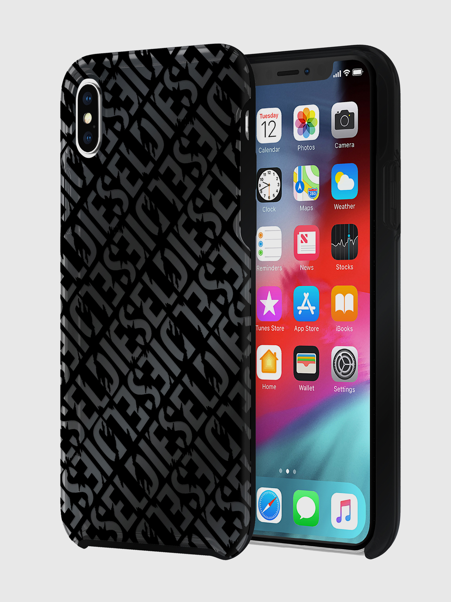 DIESEL PRINTED CO-MOLD CASE FOR IPHONE XS MAX, 
