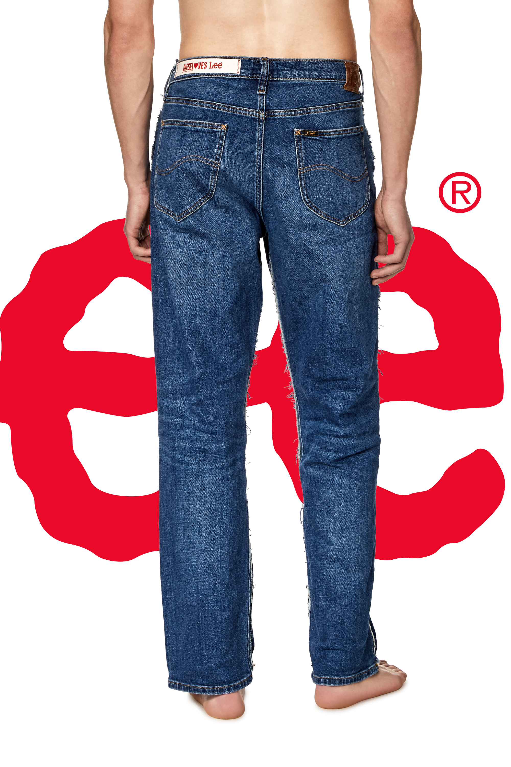 Regular Jeans Dieseloves 03 09K47, Medium blue Diesel - Unisex's Regular Jeans Dieseloves 03 09K47, Medium blue - 6