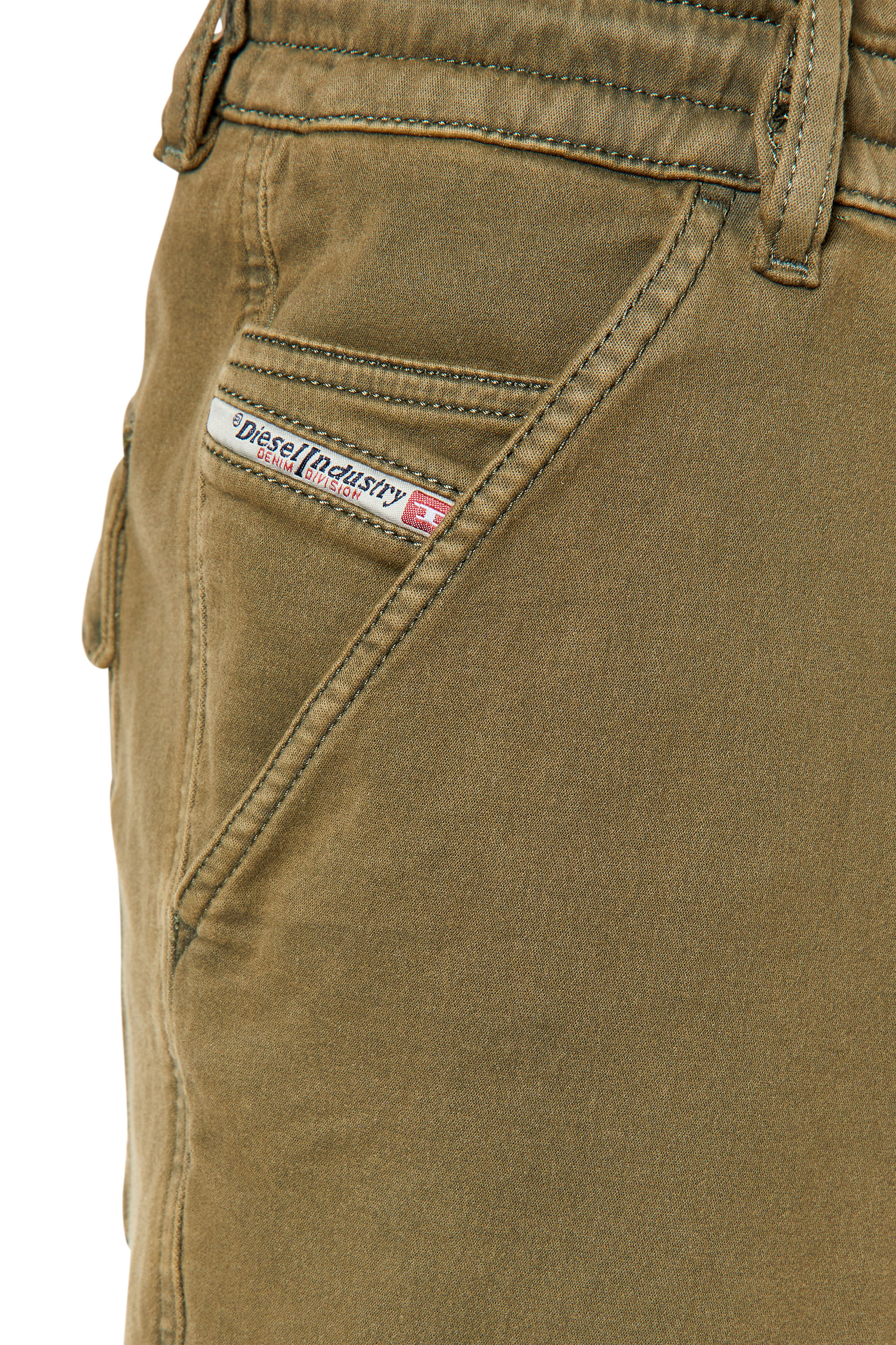 Diesel - Krooley JoggJeans® 068DY Tapered, Military Green - Image 3