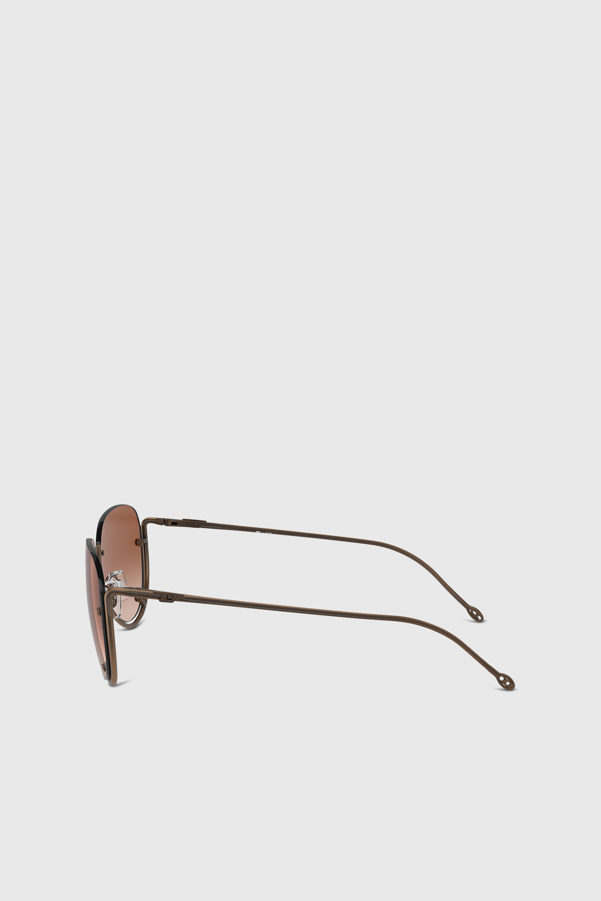 Diesel - 0DL1003, Unisex's Pilot model sunglasses in Bronze - 2