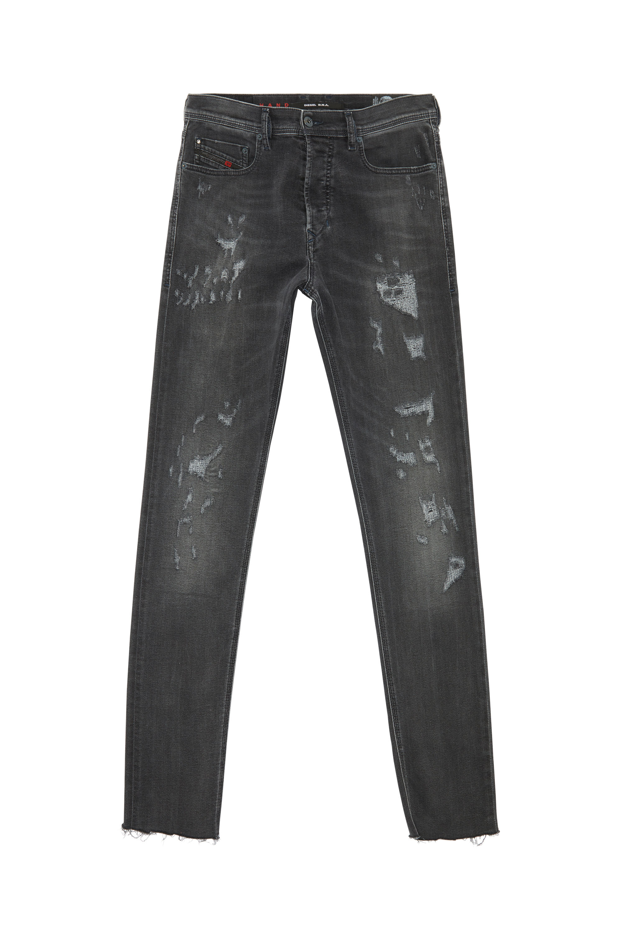 TEPPHAR, Black/Dark grey Diesel - TEPPHAR, Man's Man - Jeans Black/Dark grey in Black/Dark grey - 1