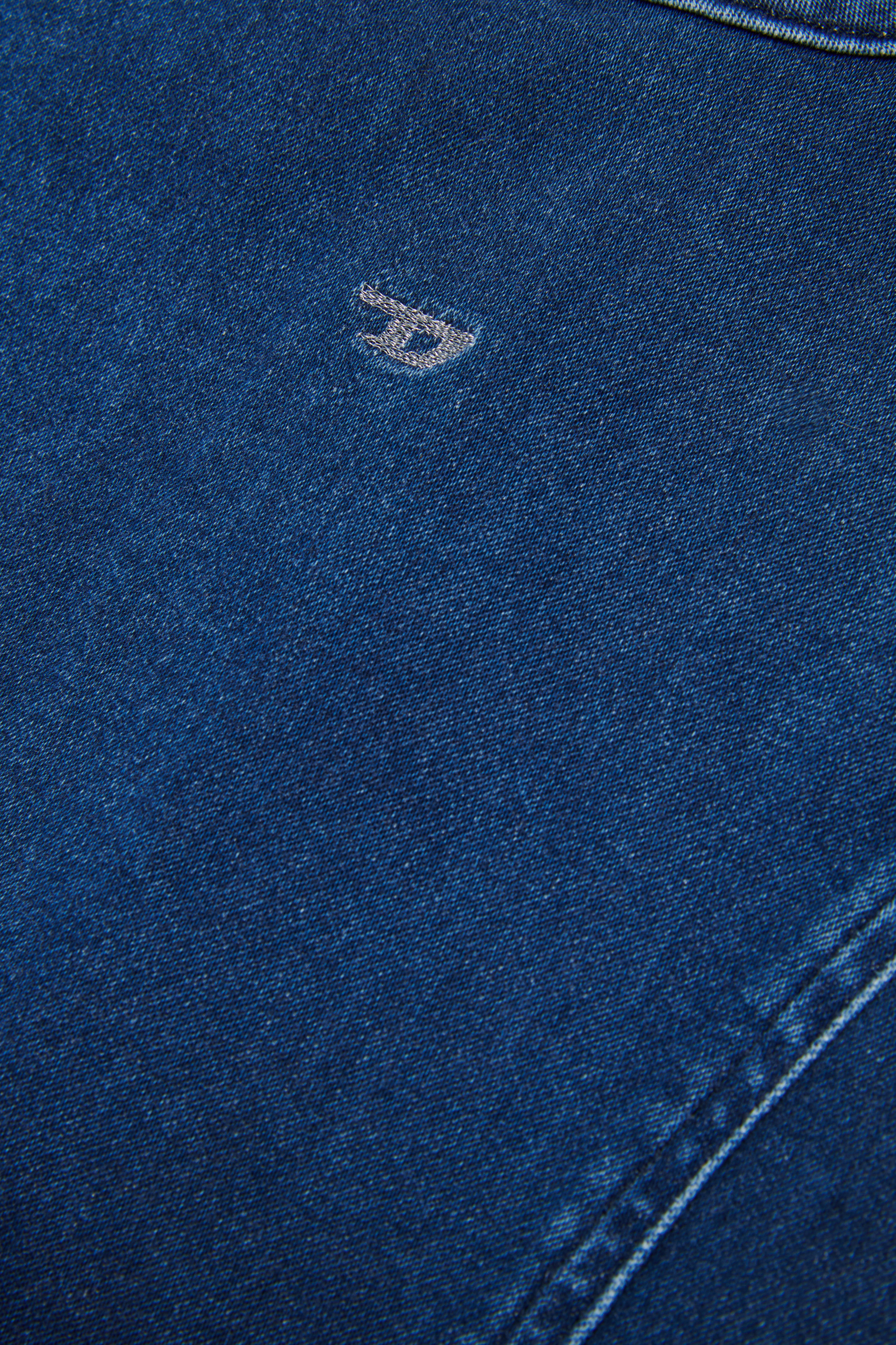 Diesel - DUMPY JJJ, Woman's Sleeveless denim dress in Dark Blue - 4