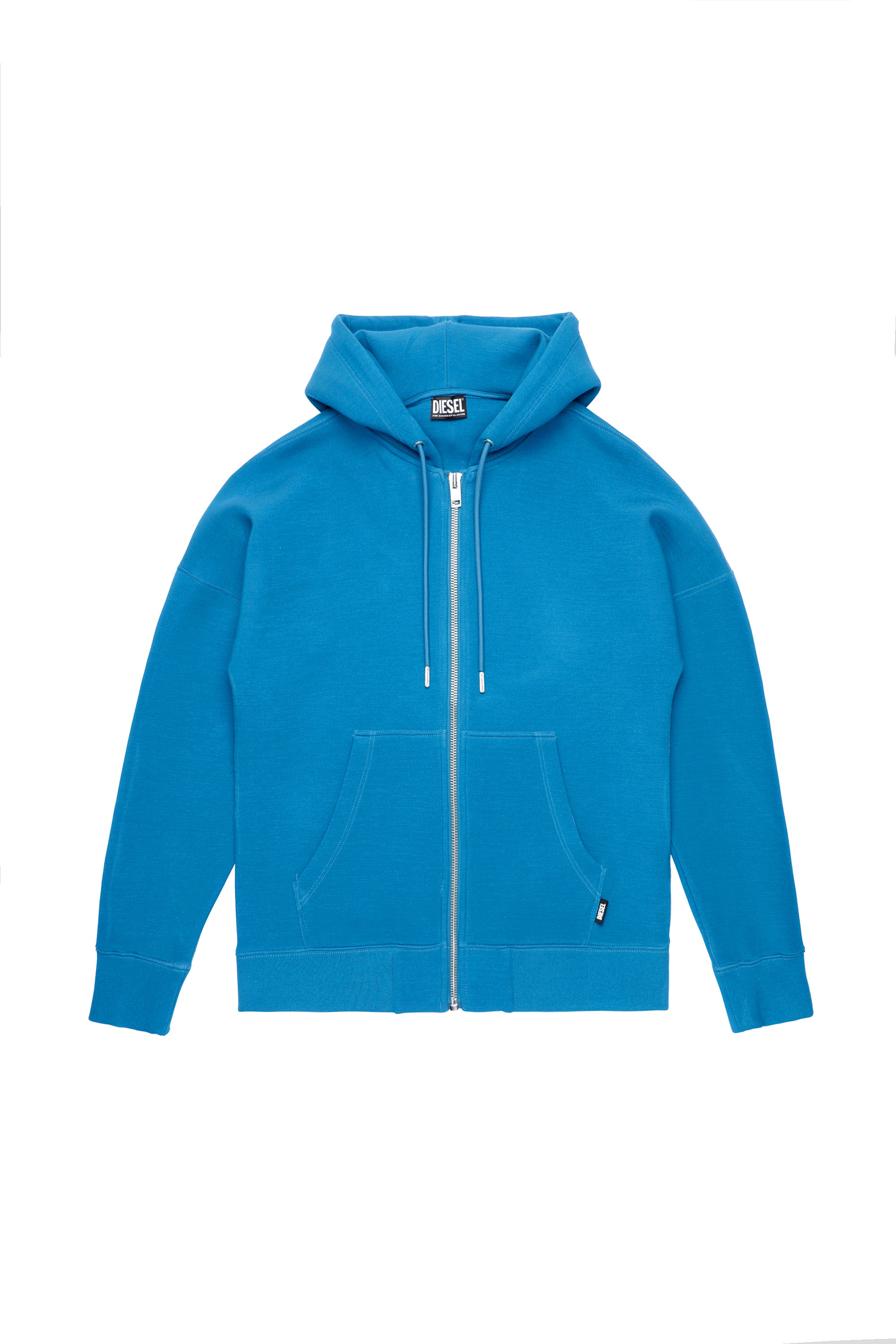 S-KRIB-HOOD-ZIP, Blue - Sweaters