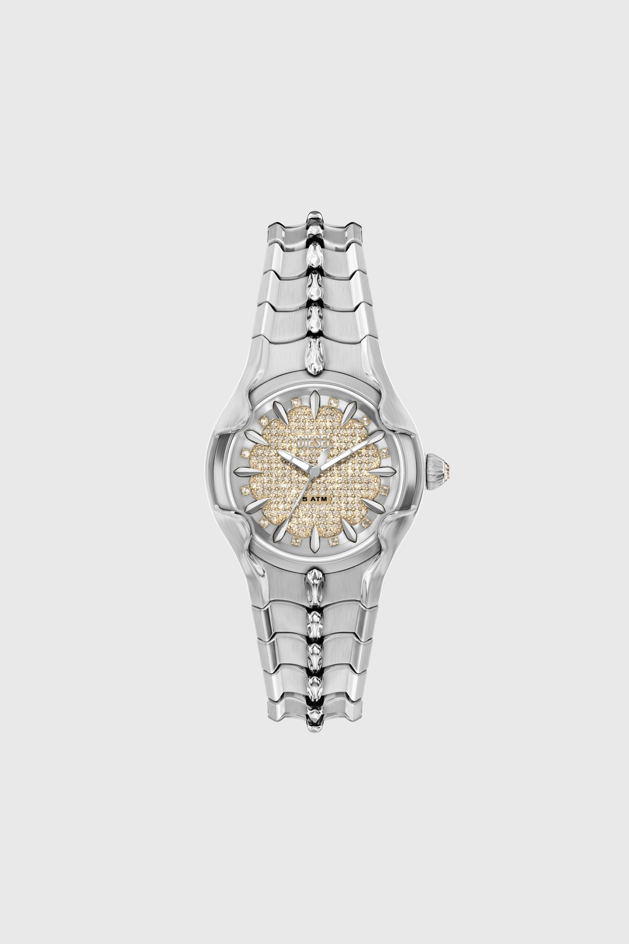 Diesel - DZ5631 WATCH, Man's Vert Stainless Steel Watch in Silver - 1
