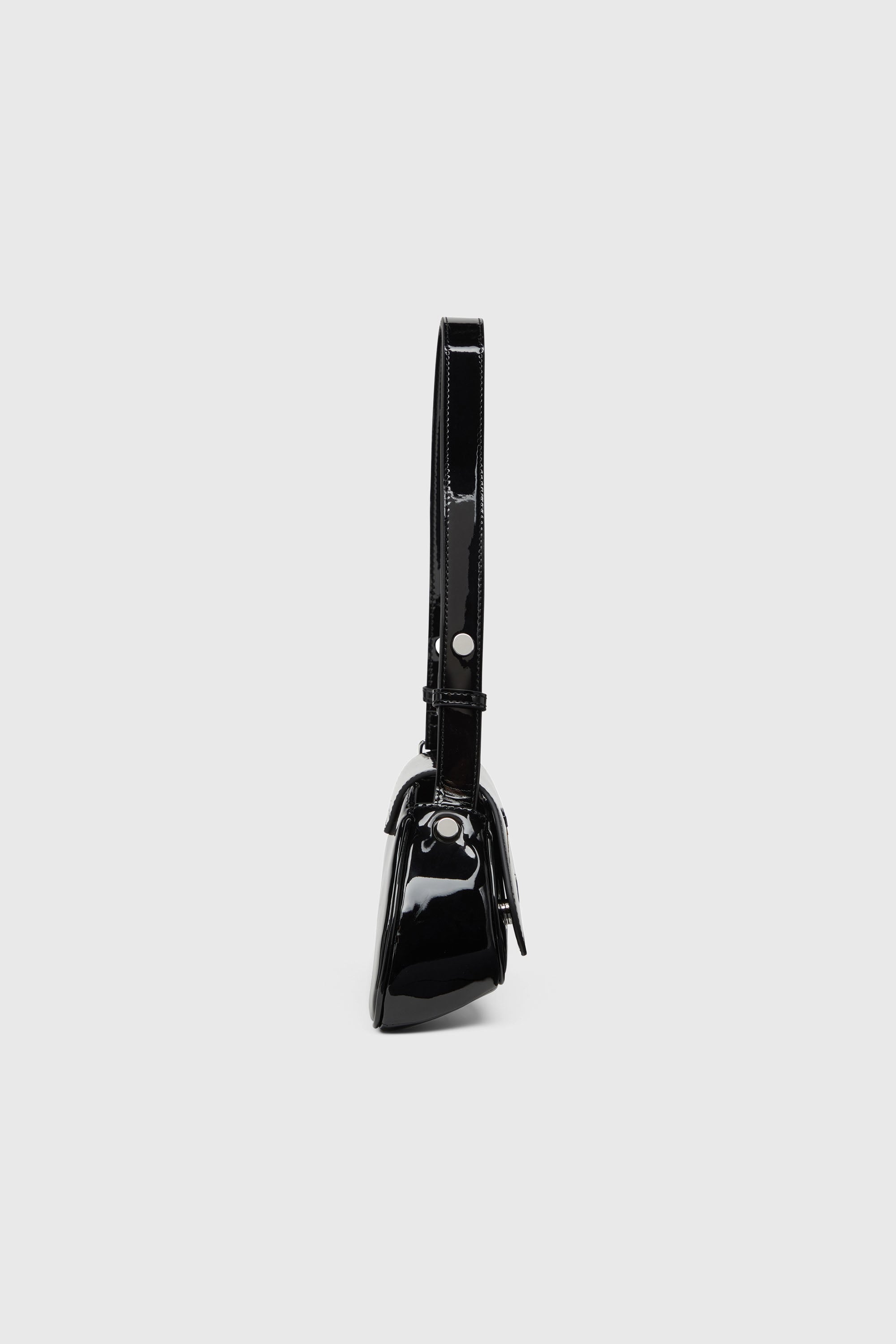 Diesel - PLAY CROSSBODY, Woman's Play-Glossy crossbody bag in Black - 4