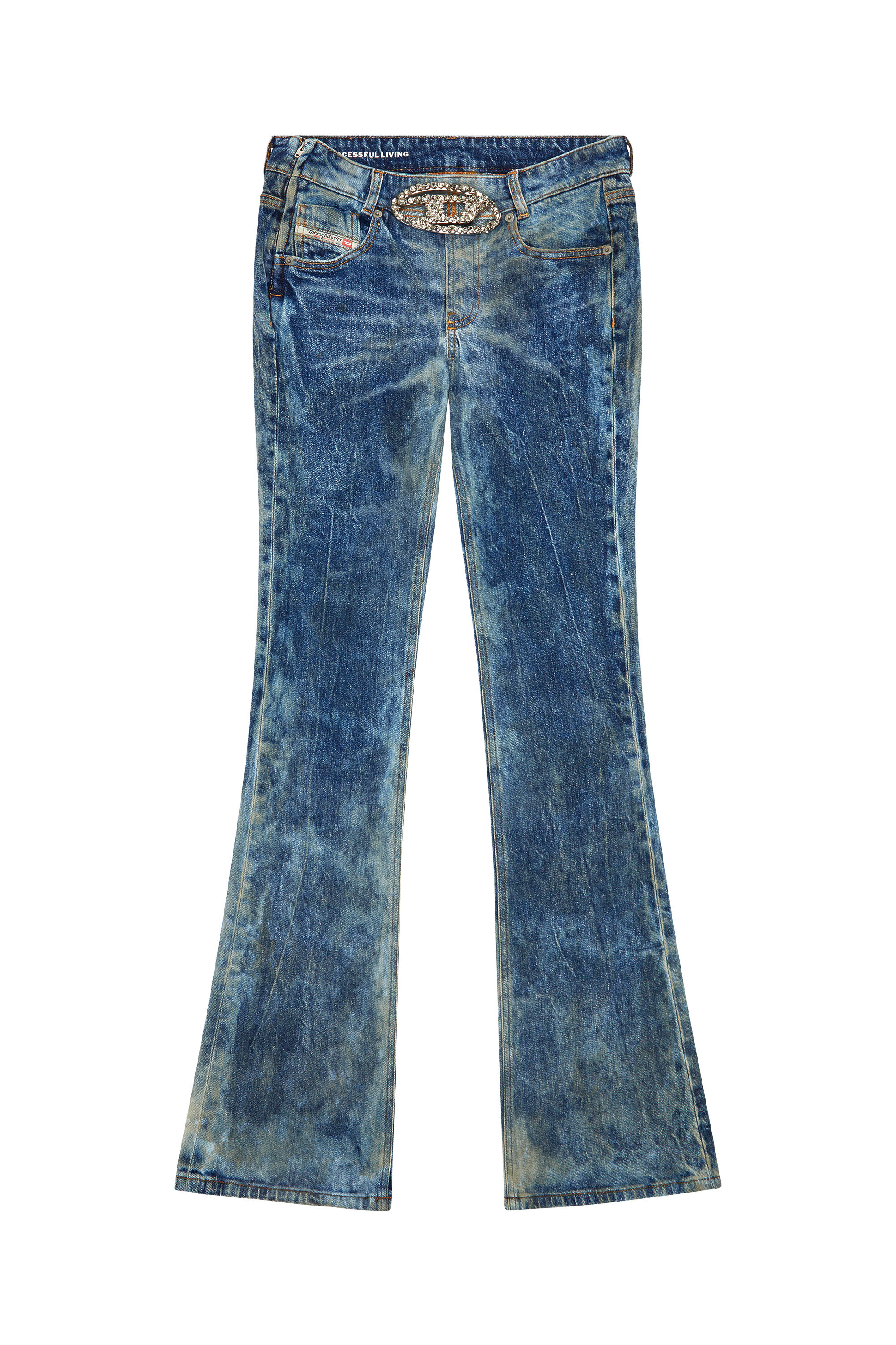 Diesel - Bootcut and Flare Jeans 1969 D-Ebbey 0PGAL, Dark Blue - Image 5