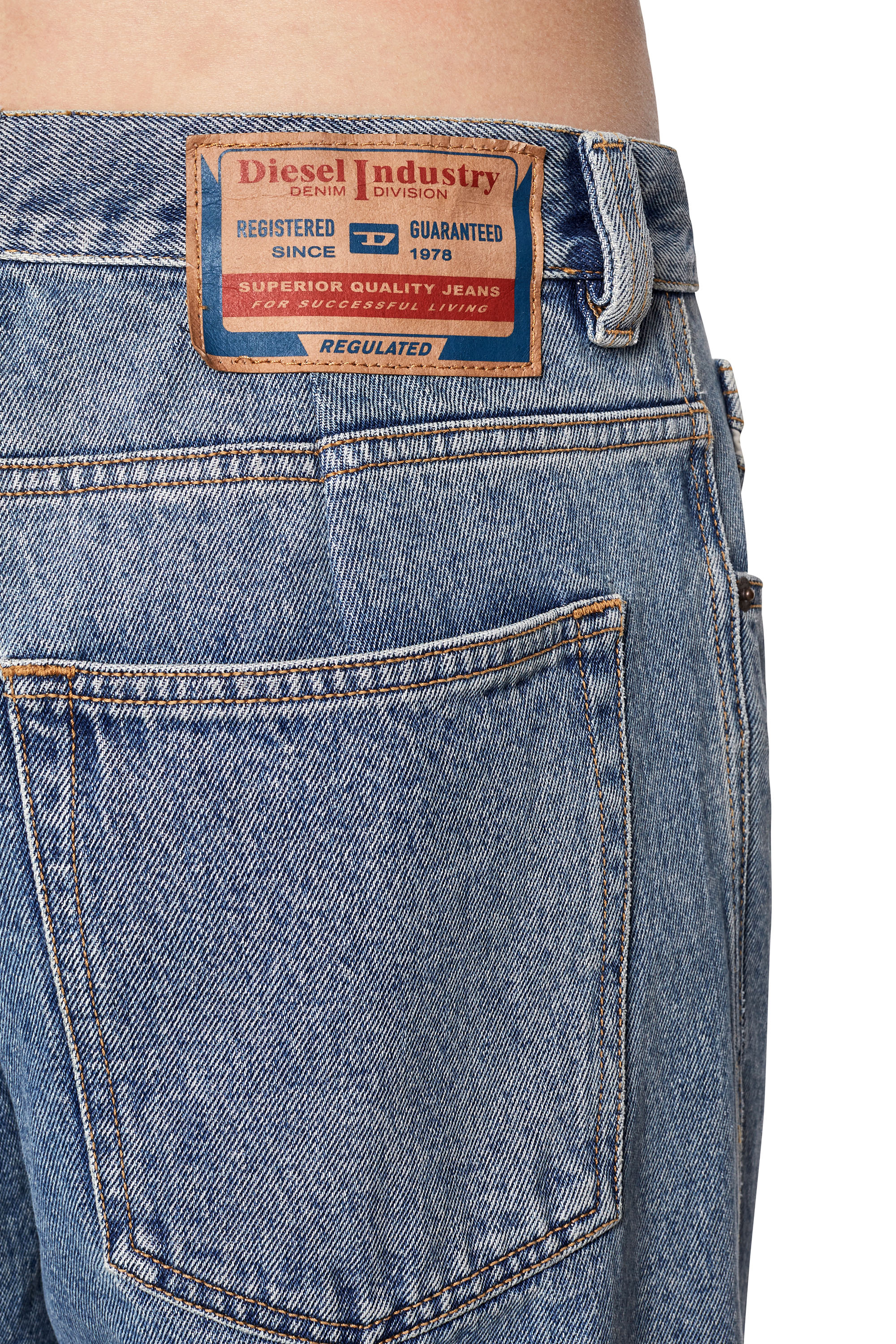 Diesel - 2010 D-Macs 007B9 Straight Jeans, Light Blue - Image 3