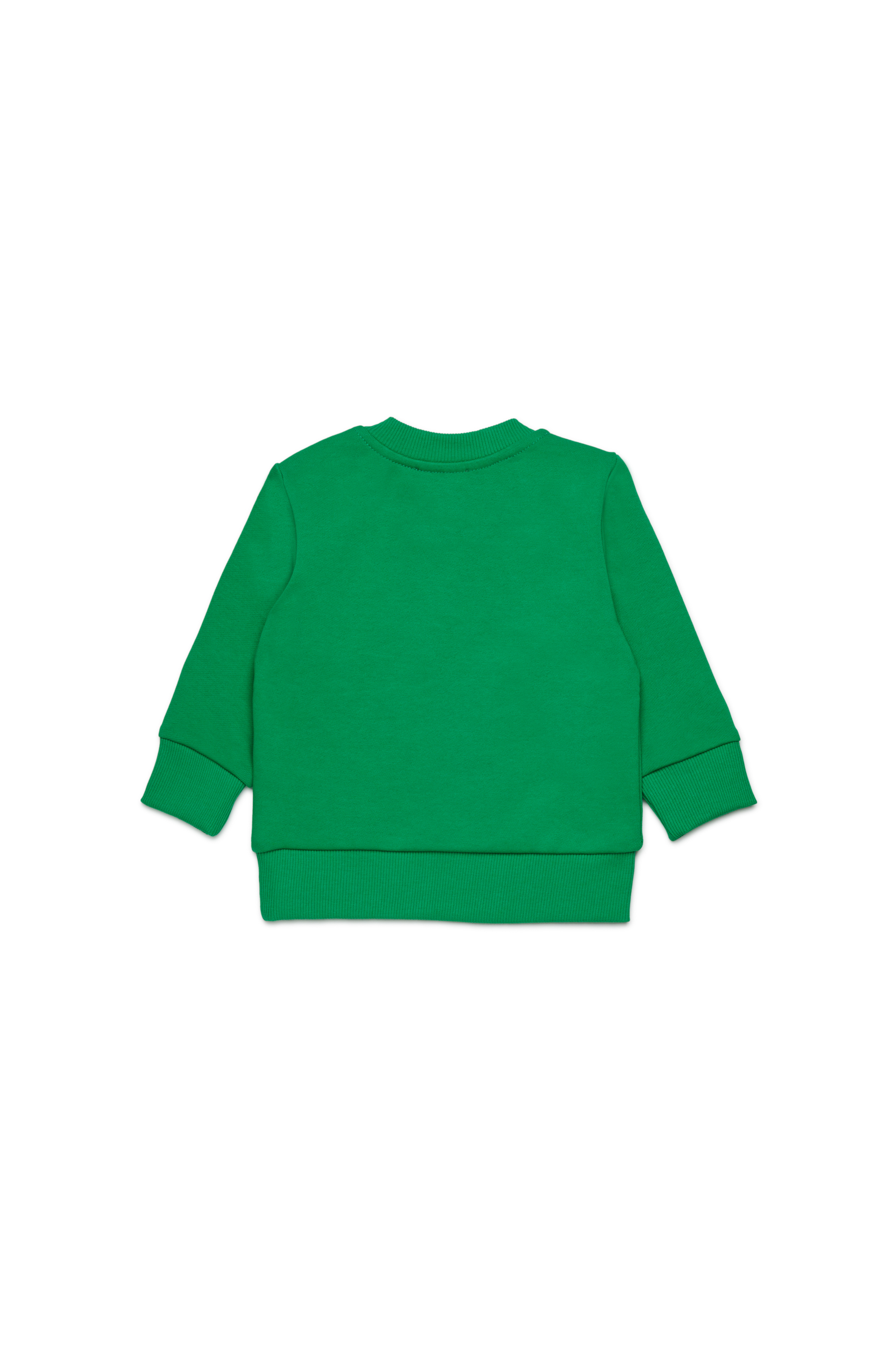 Diesel - STIMOTYB, Unisex's Cotton sweatshirt with logo in Green - 2