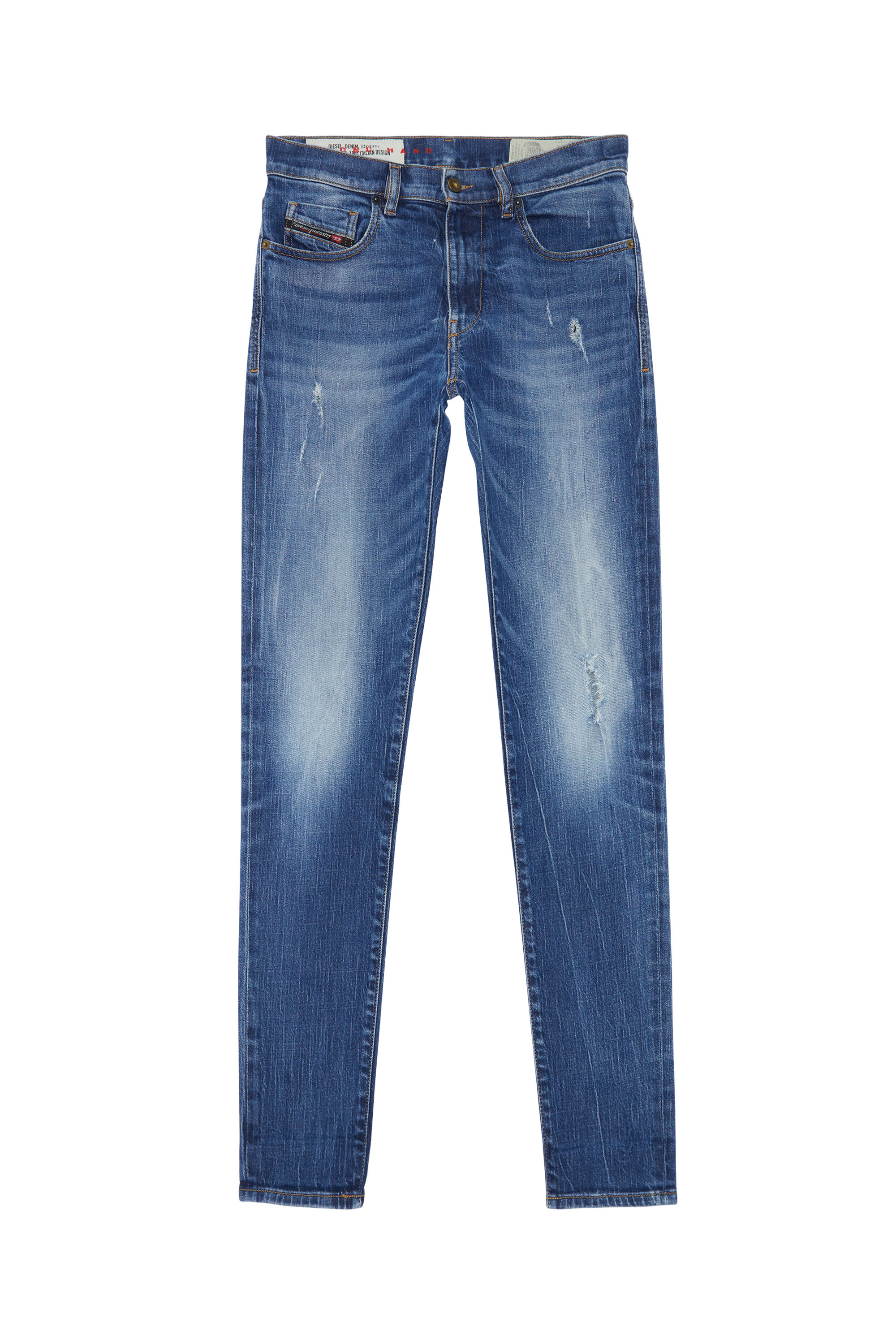 Diesel - D-STRUKT, Man's Man - Jeans Dark blue in Medium blue - 1