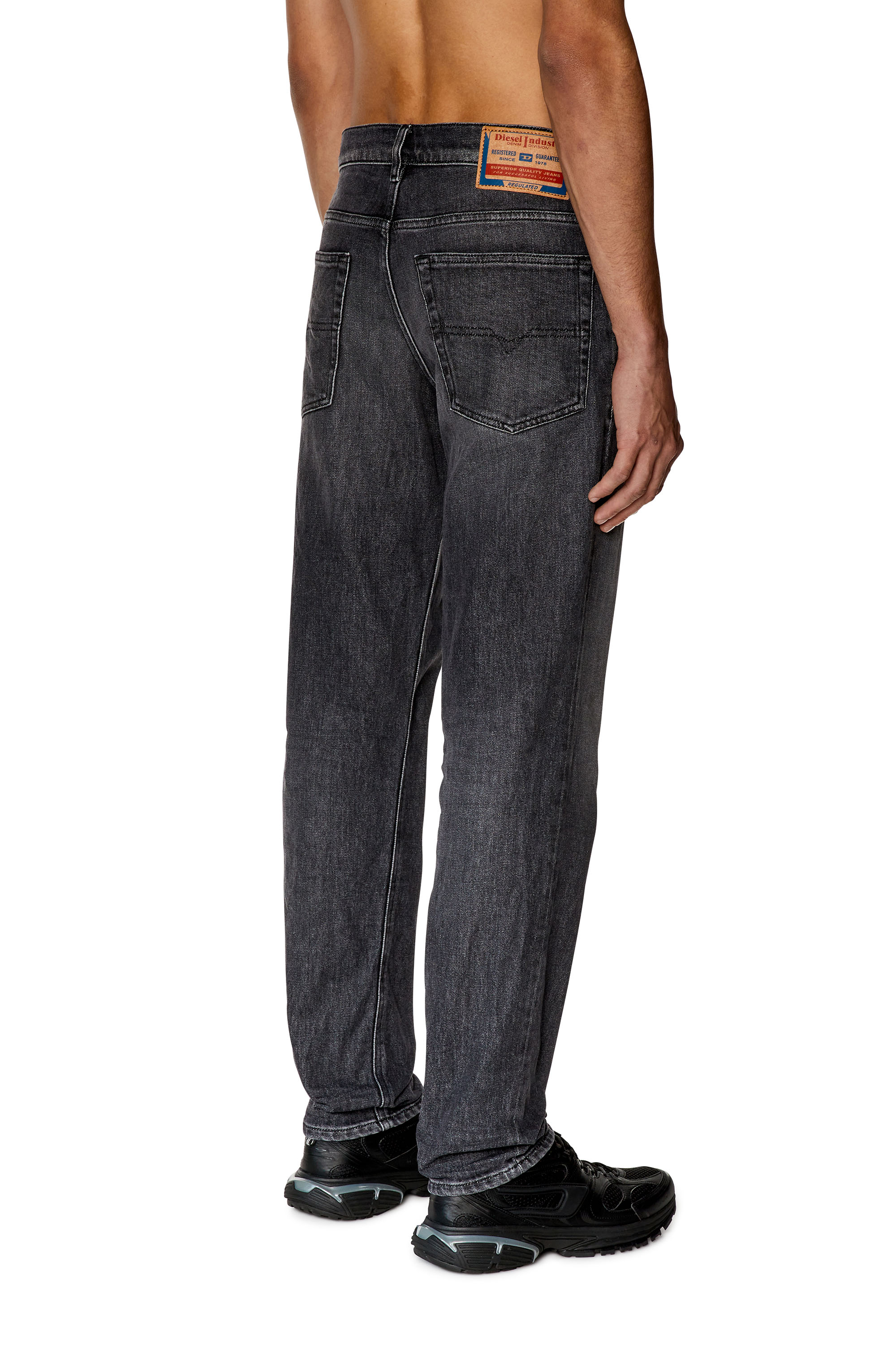 Diesel - Tapered Jeans 2023 D-Finitive 09F84, Black/Dark grey - Image 4
