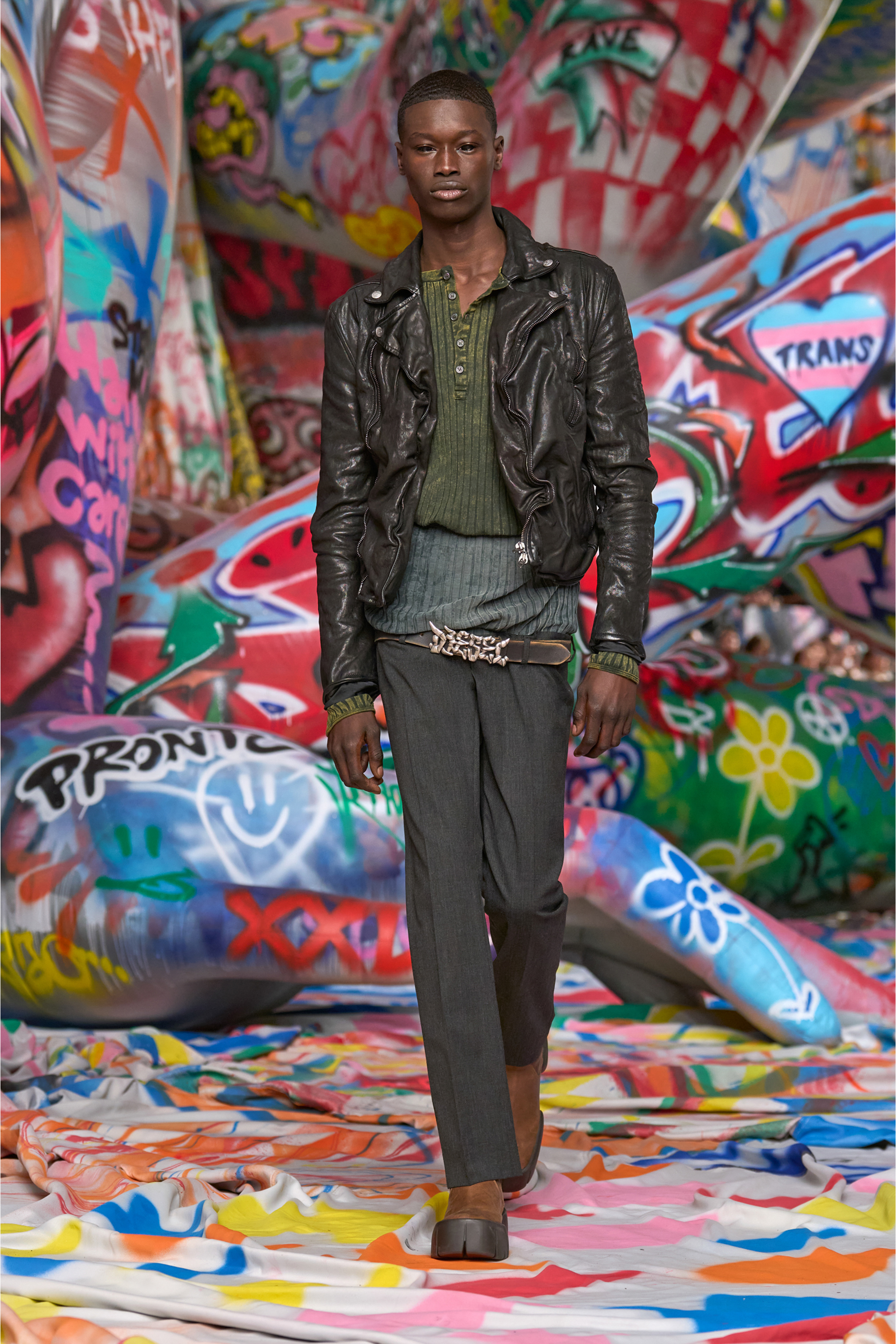 Diesel - D-TEX BT, Man's D-Tex-Oiled leather ankle boots with split sole in Brown - 7