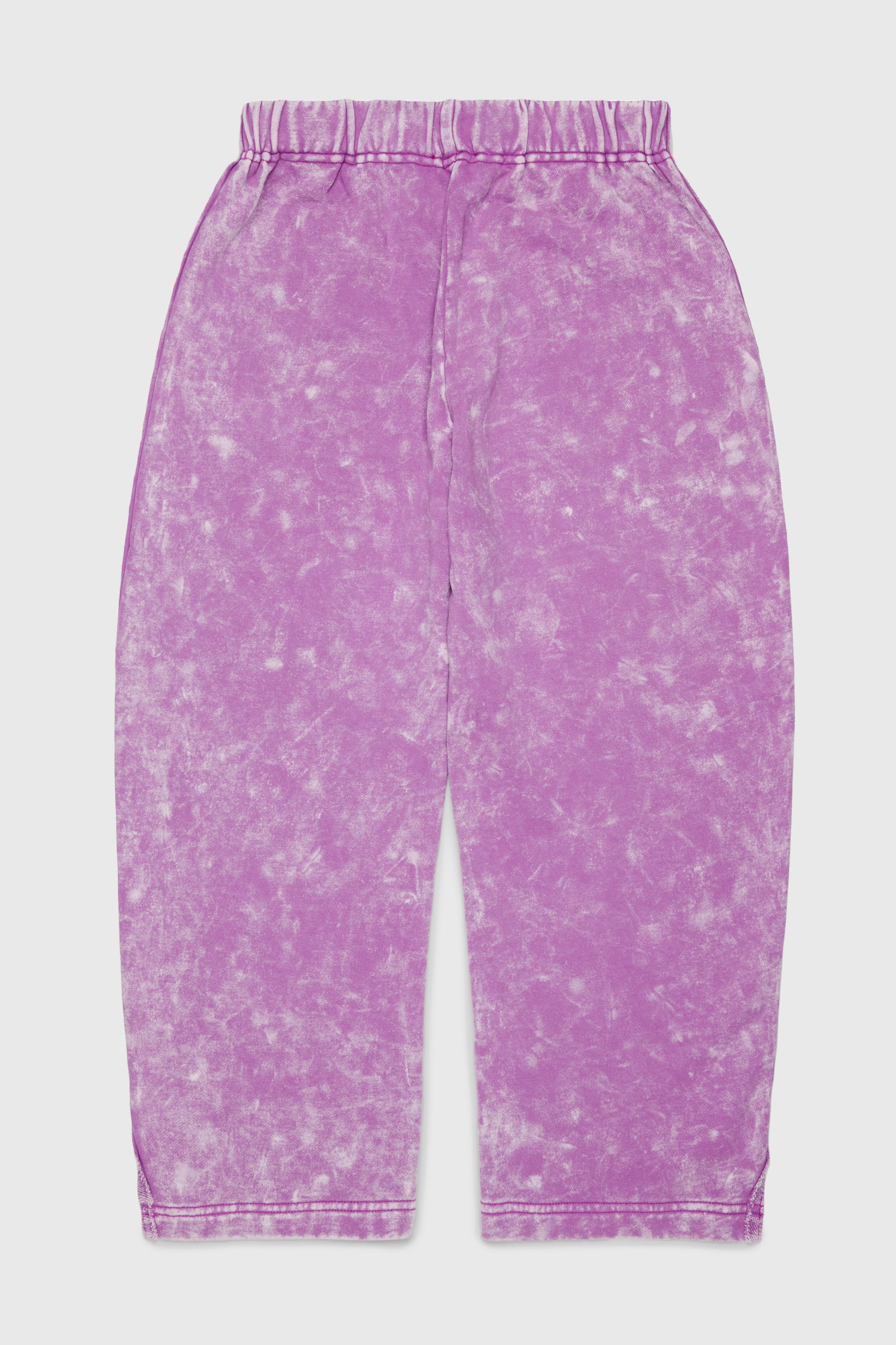 Diesel - PLOXY, Woman's Cotton sweatpants with marbled effect in Violet - 2