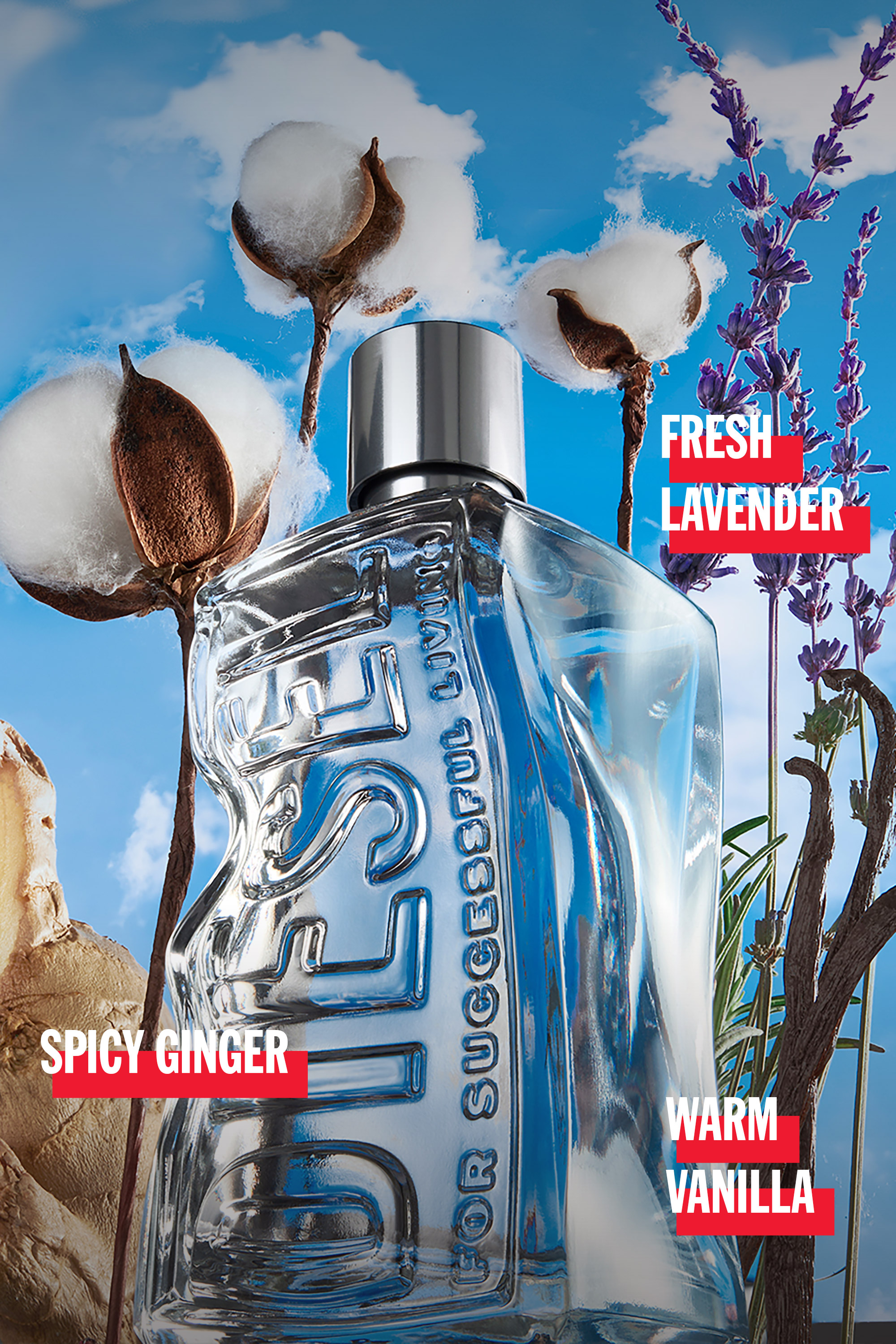 Diesel - D 100 ML, Unisex's D 100ml, 3.4 FL.OZ., Eau de Toilette in Grey - 4