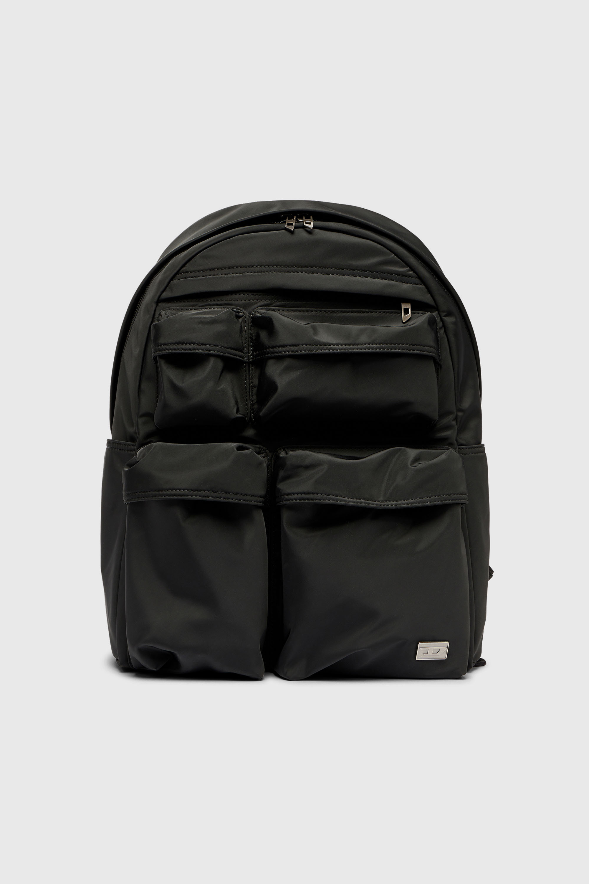 Diesel - MULTI-PKTS BACKPACK X, Unisex's Multi-Pkts-Multipocket backpack in utilitarian shell in Black - 1