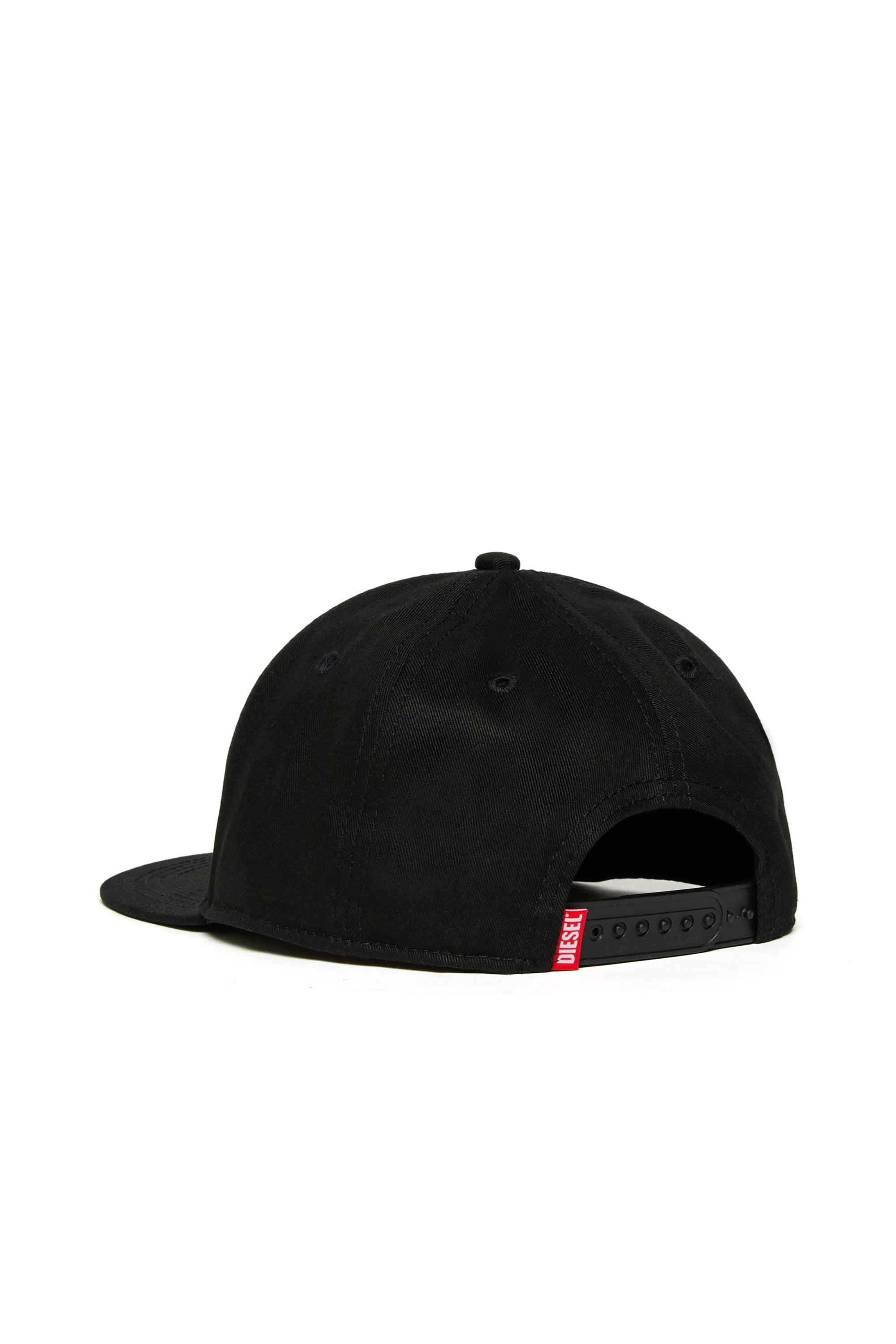 Diesel - FPRITTIL, Unisex's Baseball cap with smudged logo in Black - 2