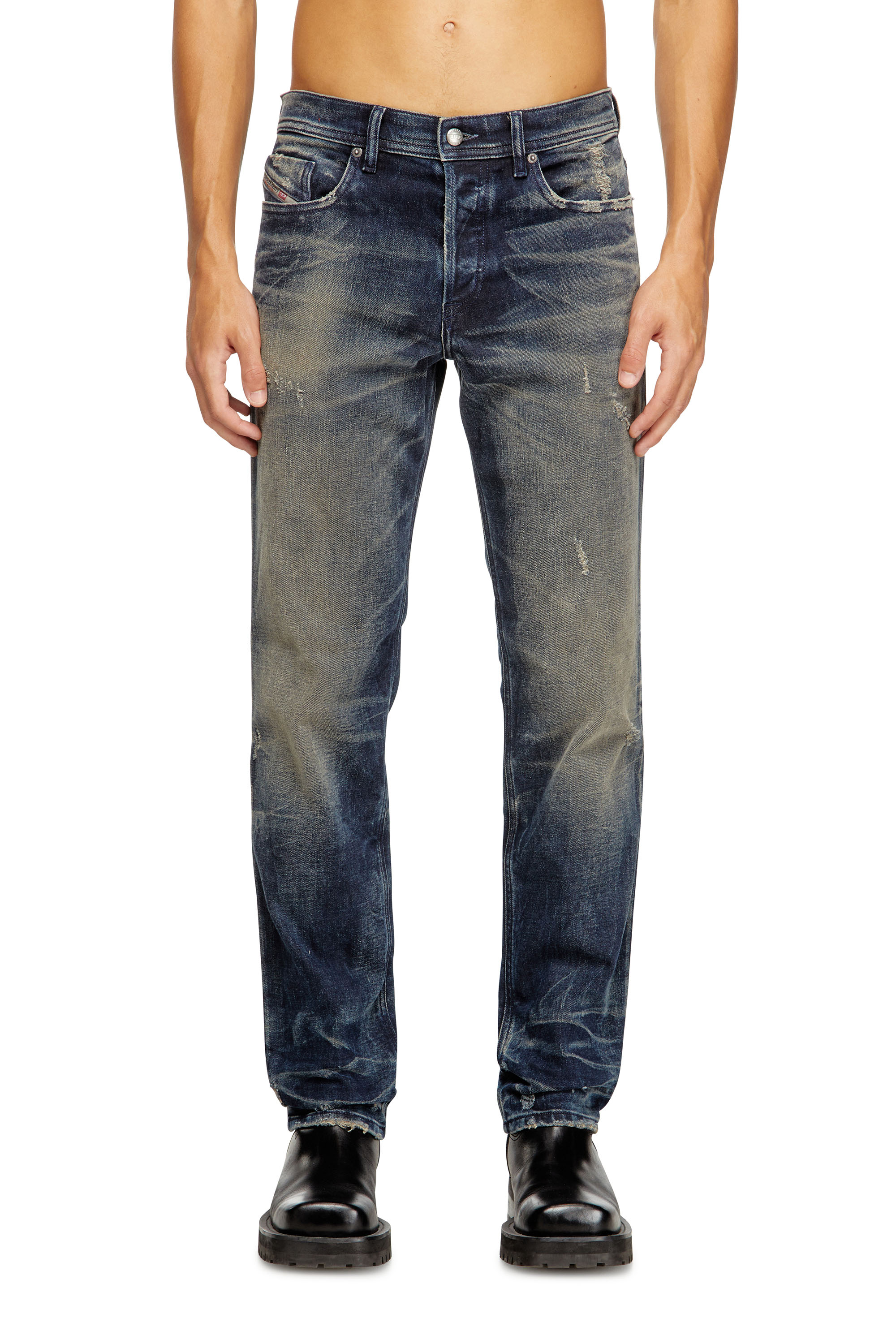 Diesel - Man's Regular Jeans 2023 D-Finitive 09M46, Dark Blue - 3