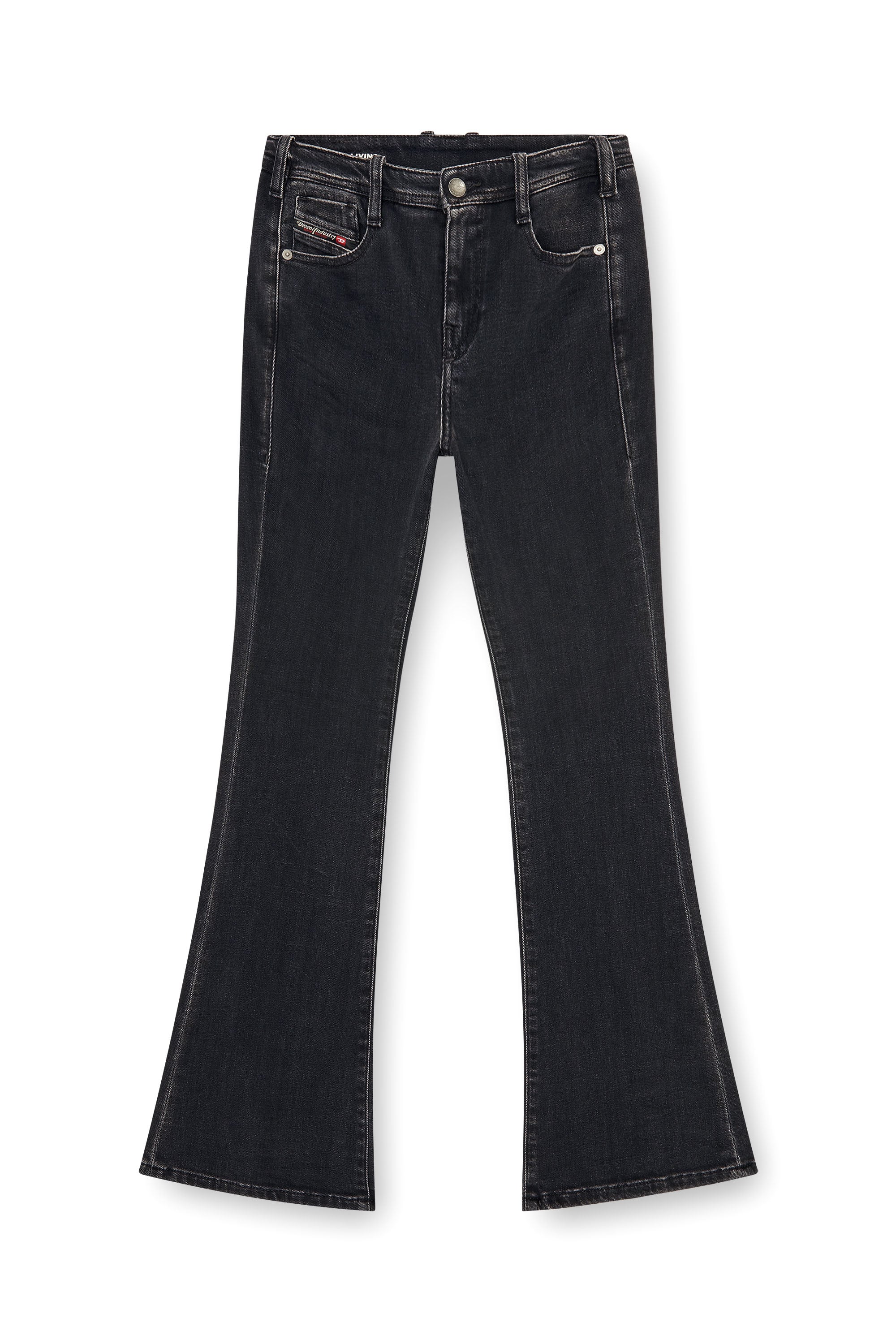 Diesel - Woman's Bootcut Jeans 1969 D-Ebbey 09P75, Black/Dark grey - 3