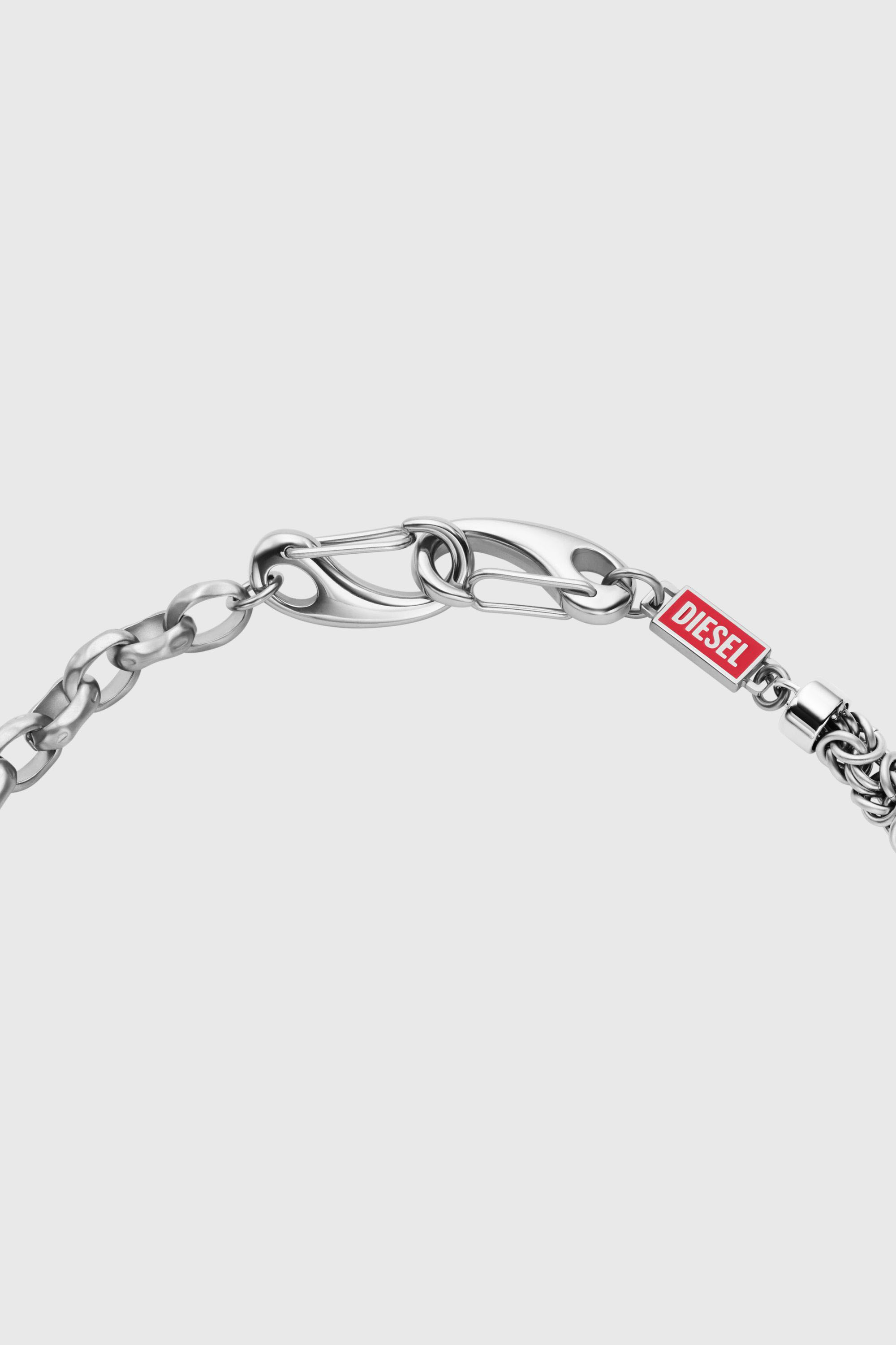 Diesel - DX1694040 JEWELLERY, Unisex's Stainless steel multi-wear chain in Silver - 2