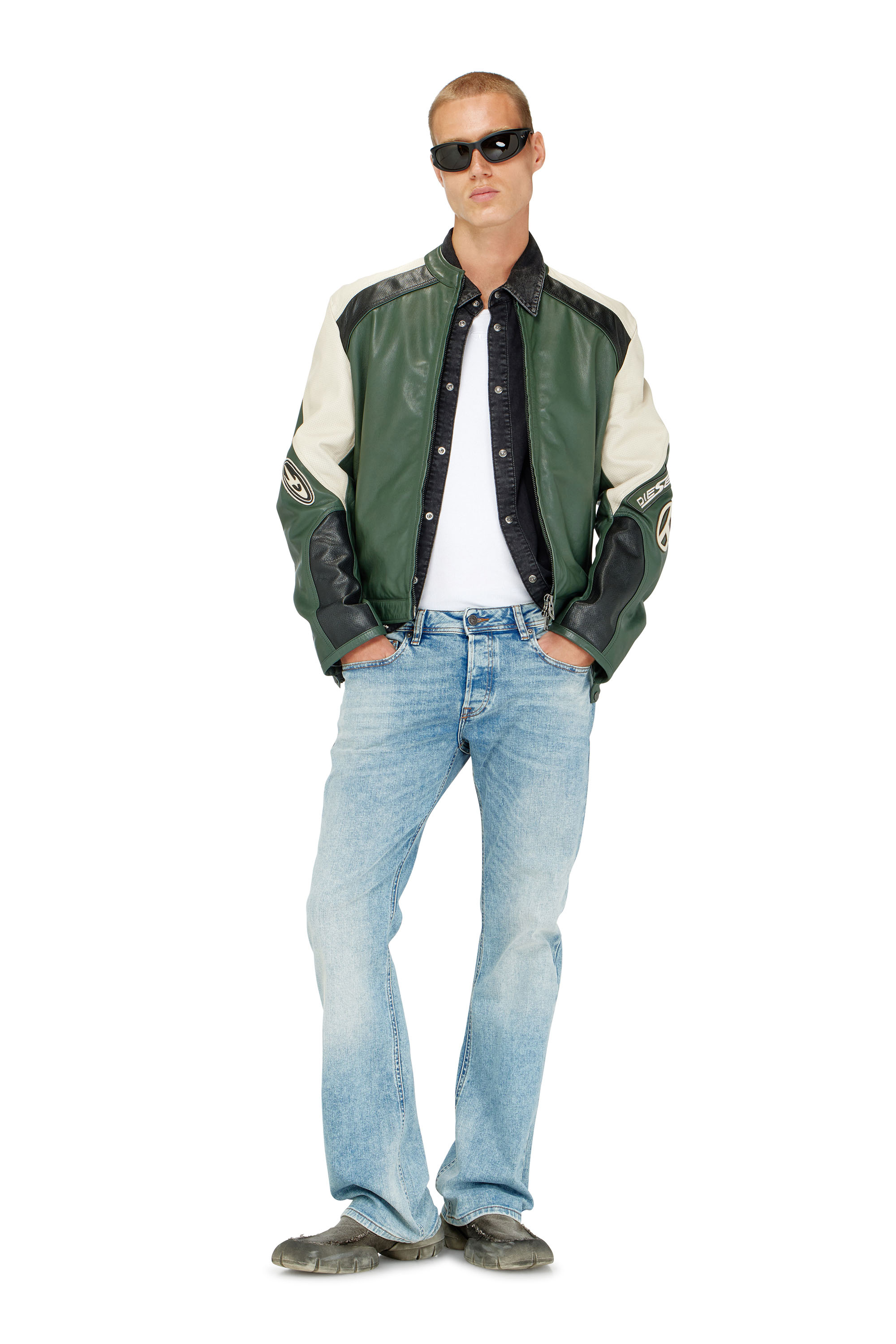 Diesel - Man's Bootcut Jeans 2007 Zatiny 0DBDV, Light Blue - 1