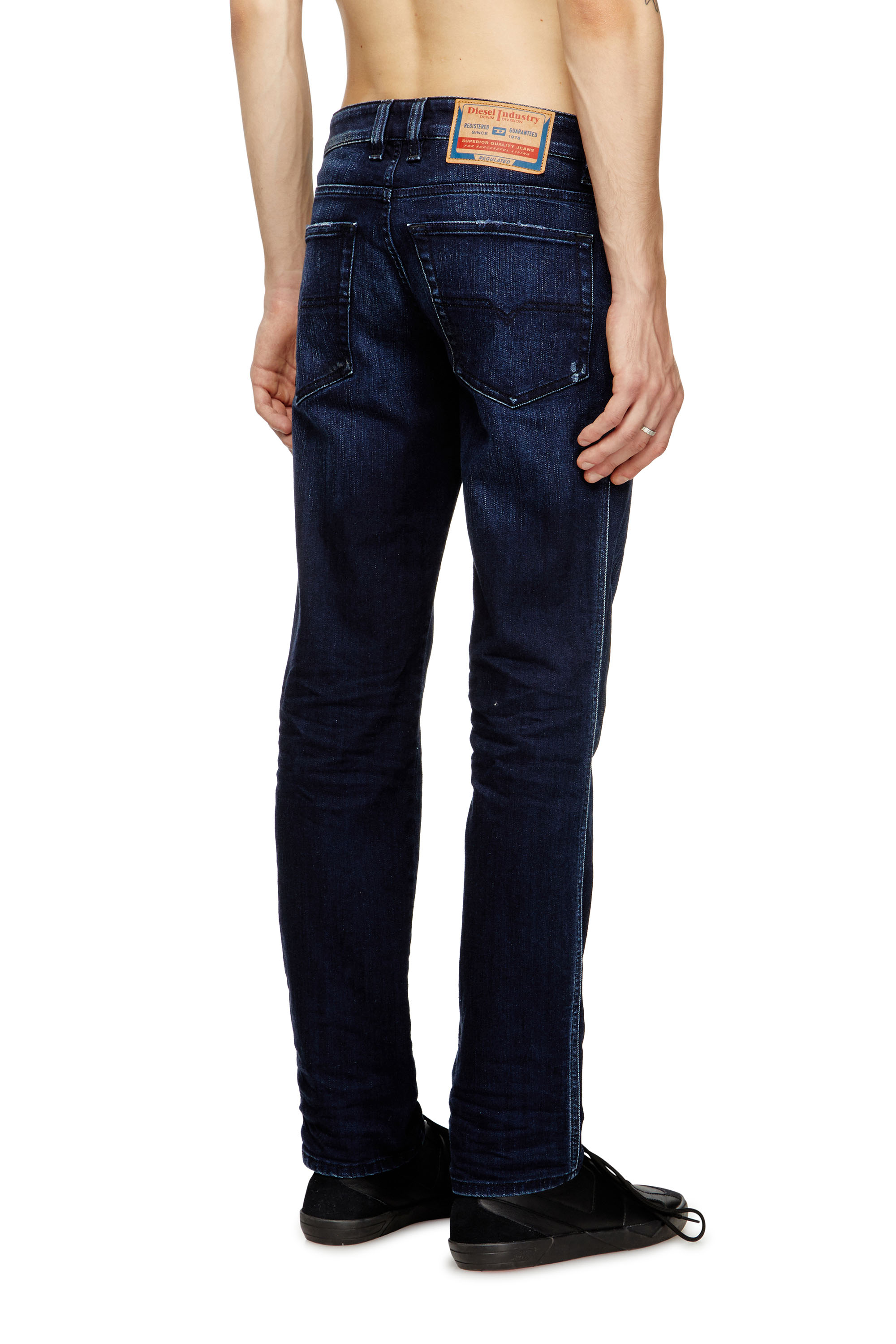 Slim Jeans 1993 D-Vyl 09M76, Dark Blue Diesel - Man's Slim Jeans 1993 D-Vyl 09M76, Dark Blue - 4
