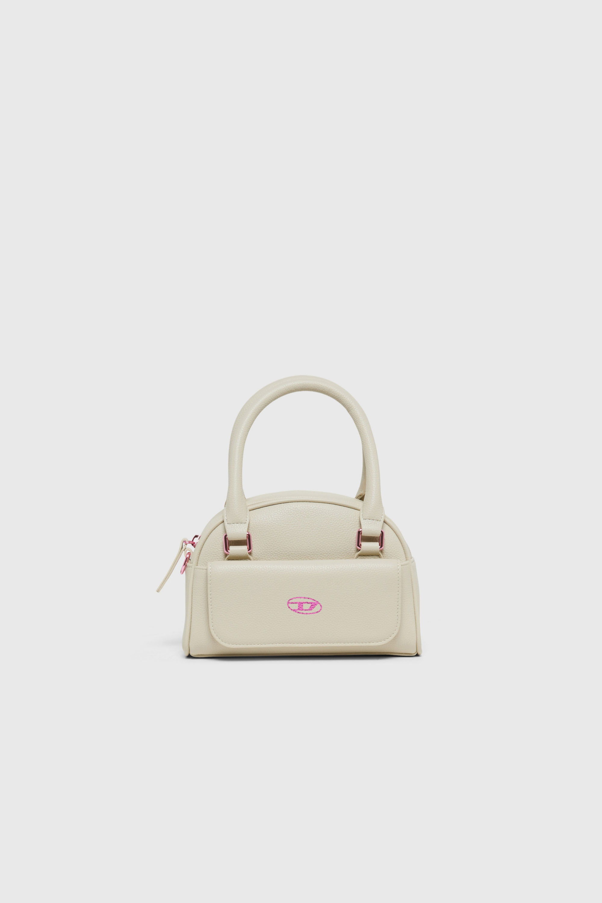 Diesel - WREDY, Woman's WREDY - Bag in grainy coated fabric in White - 1