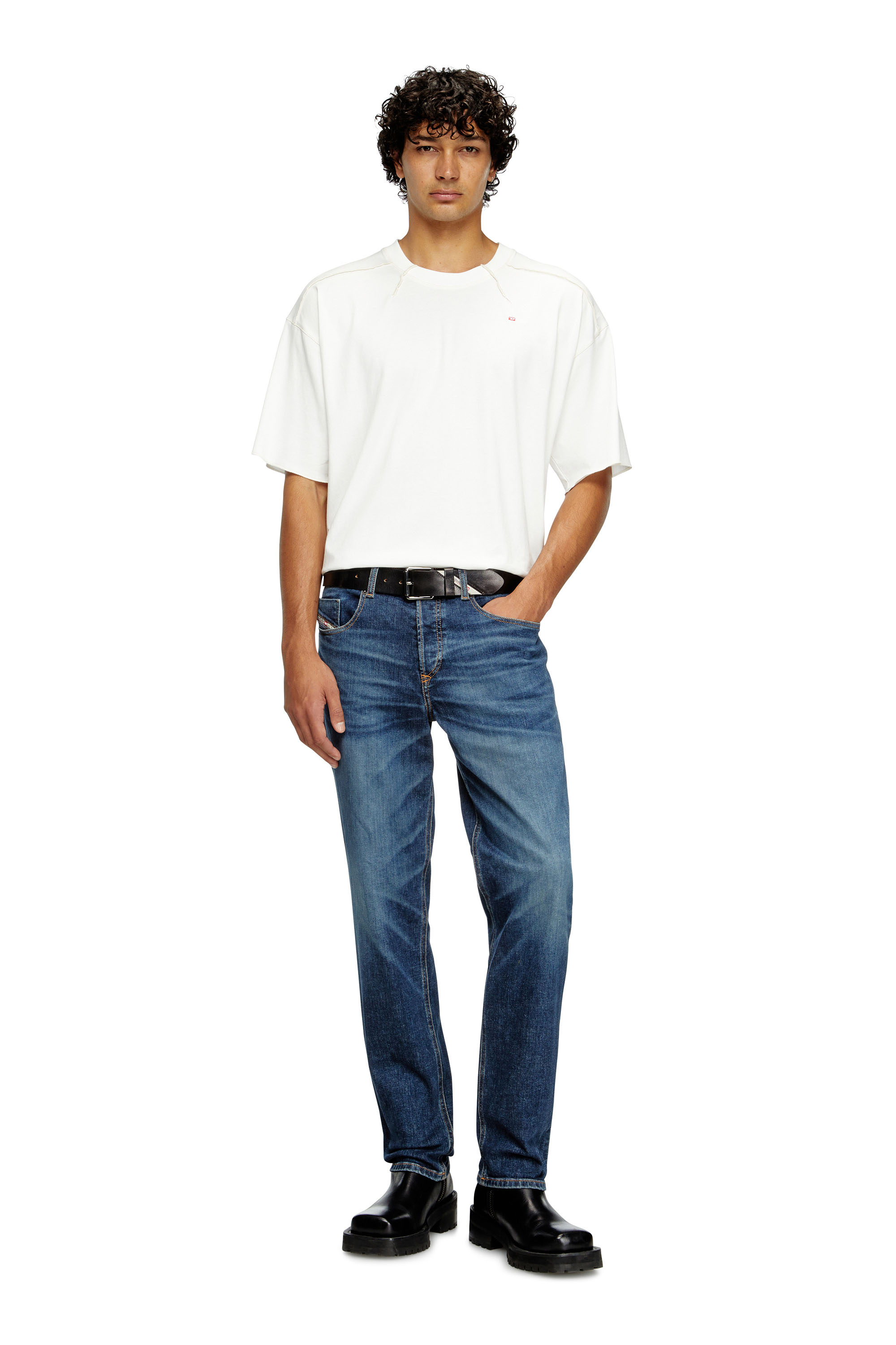Diesel - Man's Regular Jeans 2023 D-Finitive 09J47, Dark Blue - 2