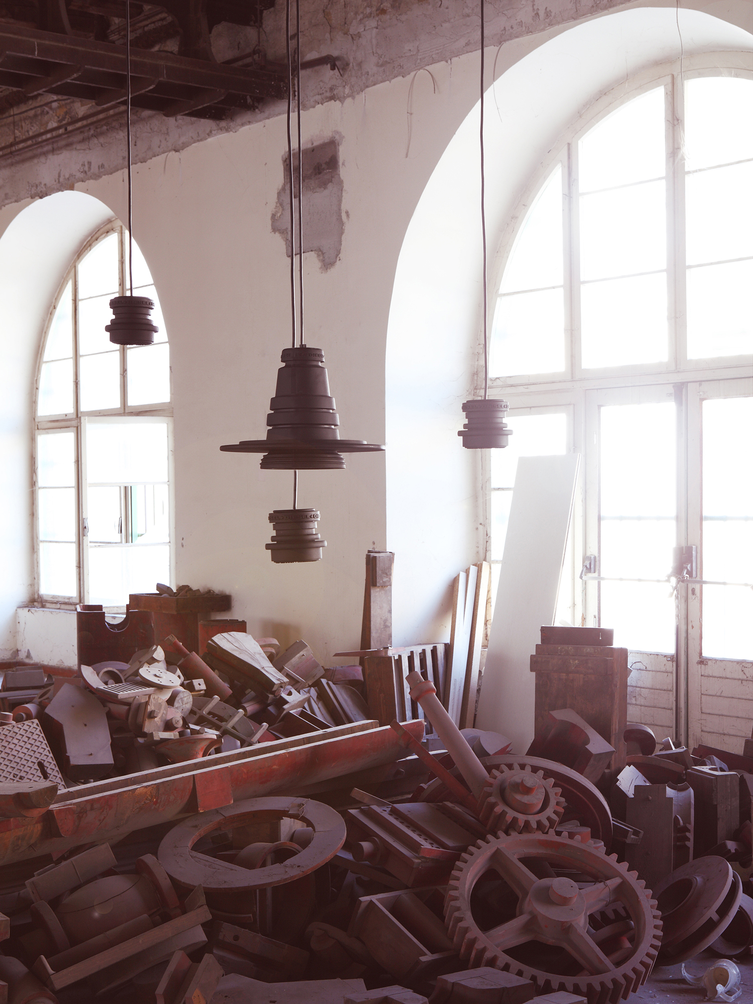 Diesel - TOOL GRANDE SOSP, Unisex's Large lighting inspired by a reflex camera lens in Black - 4