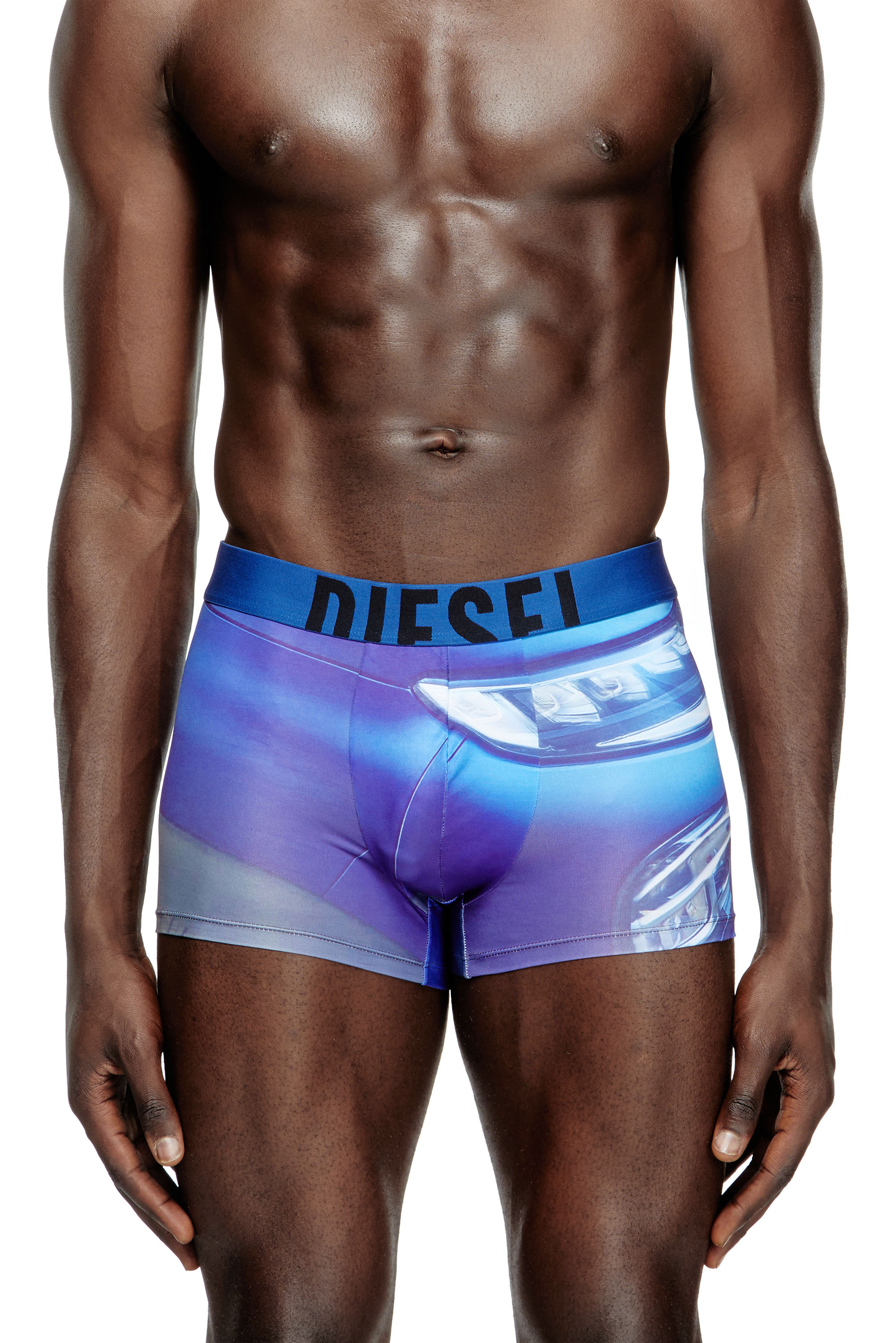 Diesel - DAMIEN-D-POP-40, Man's Boxer briefs with Pop print in Blue - 1
