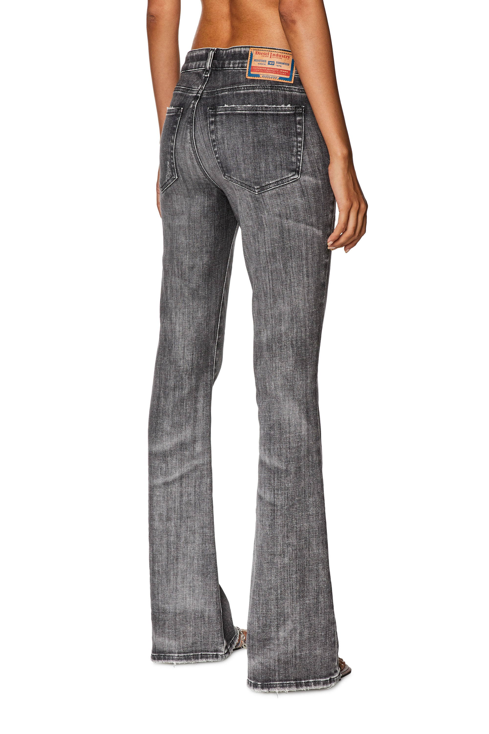 Diesel - Bootcut and Flare Jeans 1969 D-Ebbey 09G38, Black/Dark grey - Image 2