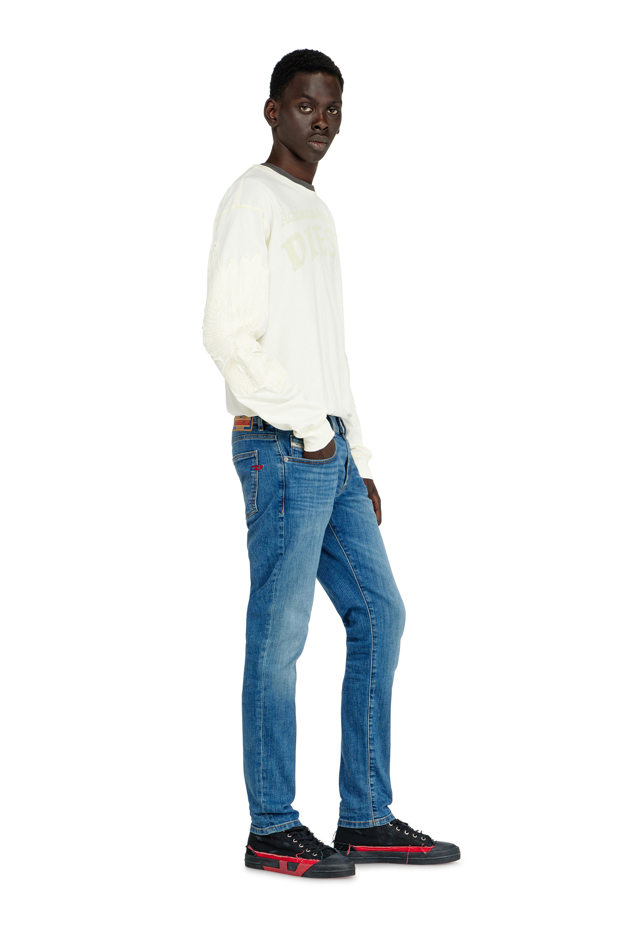 Diesel - Man's Slim Jeans 2019 D-Strukt 0KIAL, Light Blue - 2