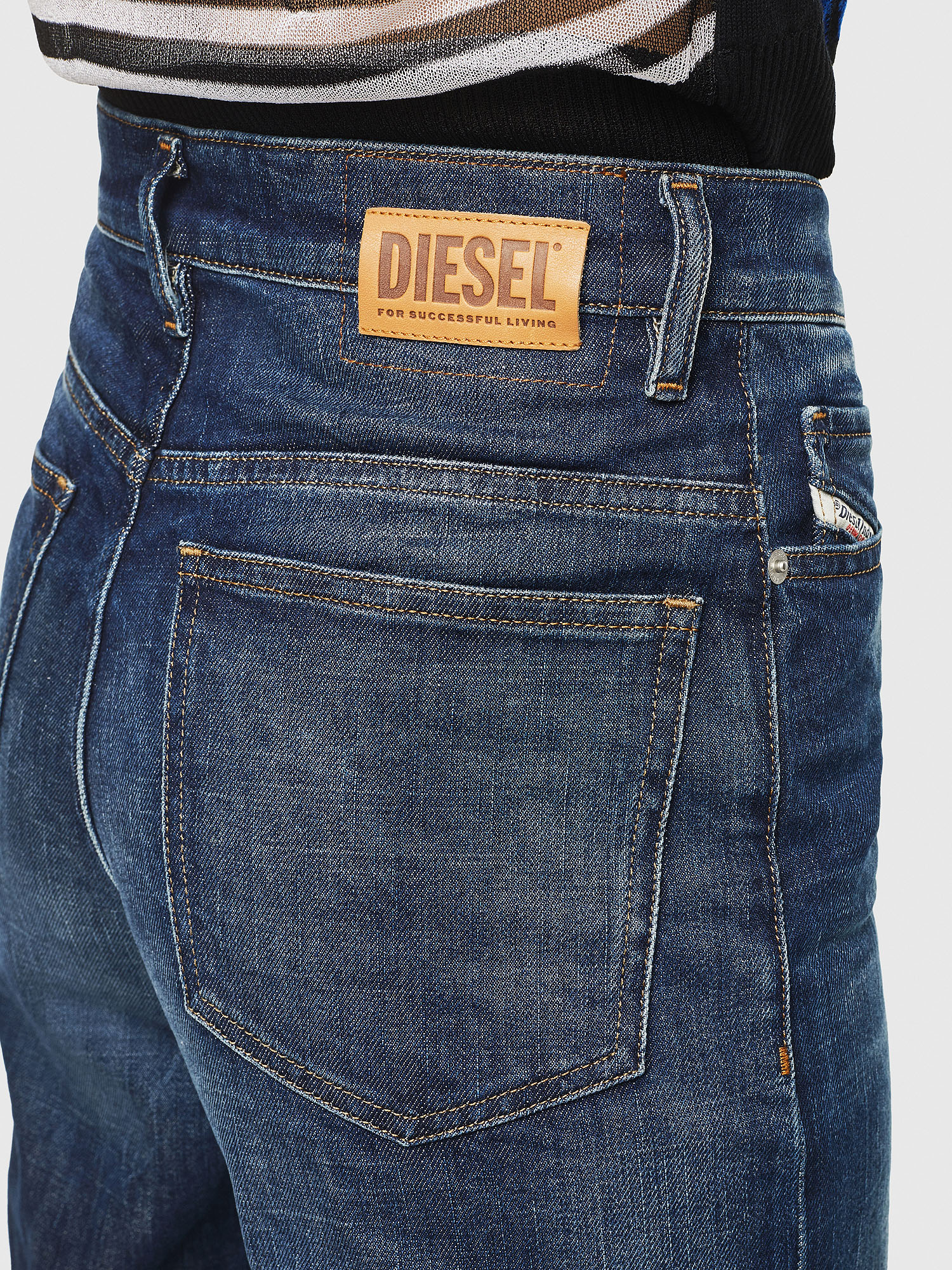 WIDEE 0090W Women: Wide Dark blue Jeans | Diesel