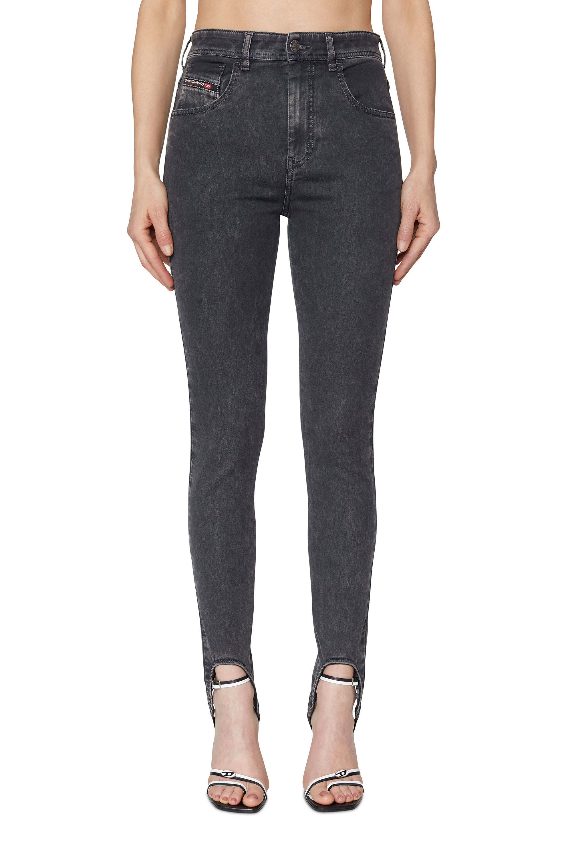 SLANDY JoggJeans® 069ZM Super skinny, Black/Dark grey - Jeans