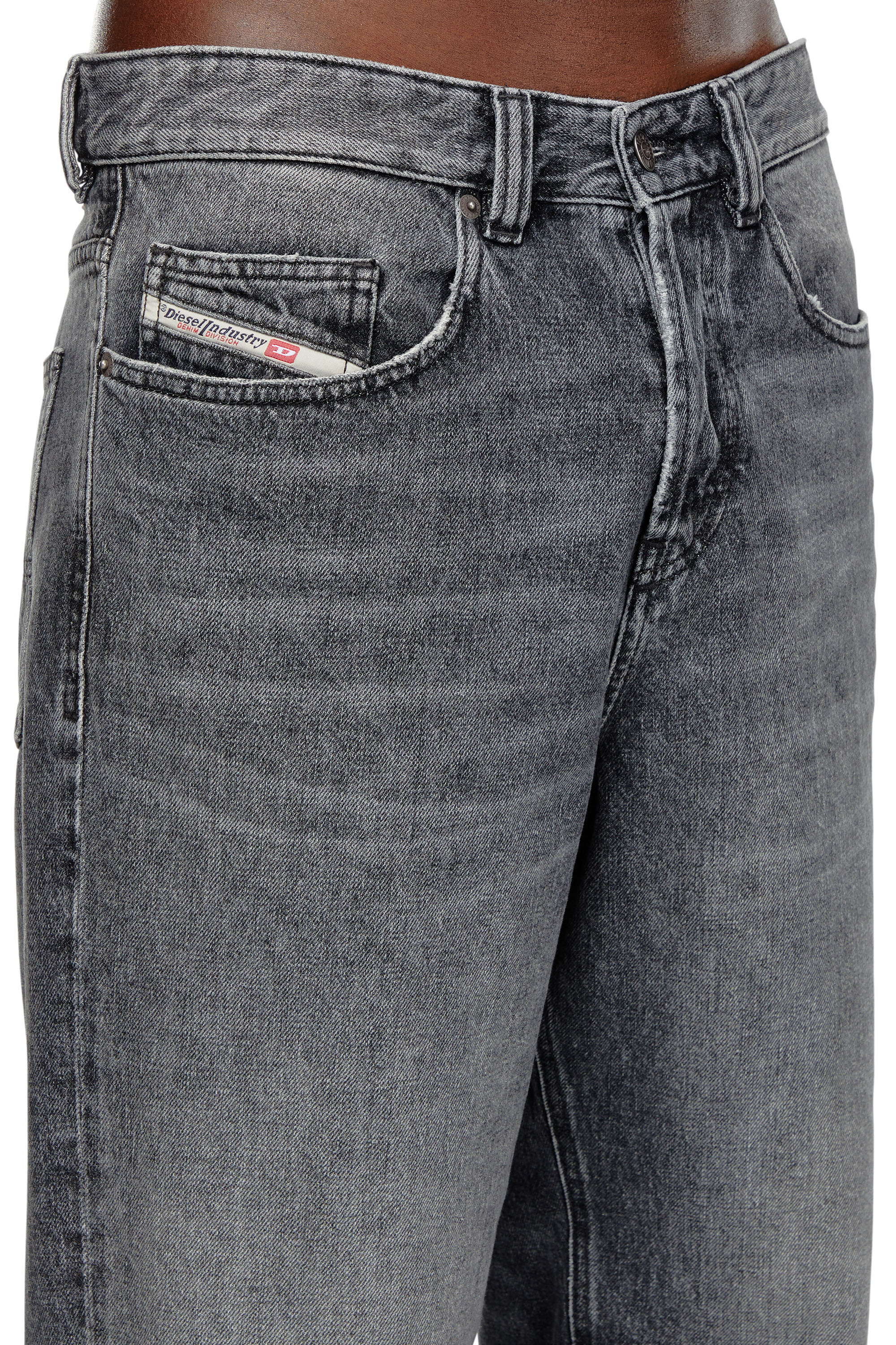 Diesel - Straight Jeans 2001 D-Macro 007X3, Dark grey - Image 5