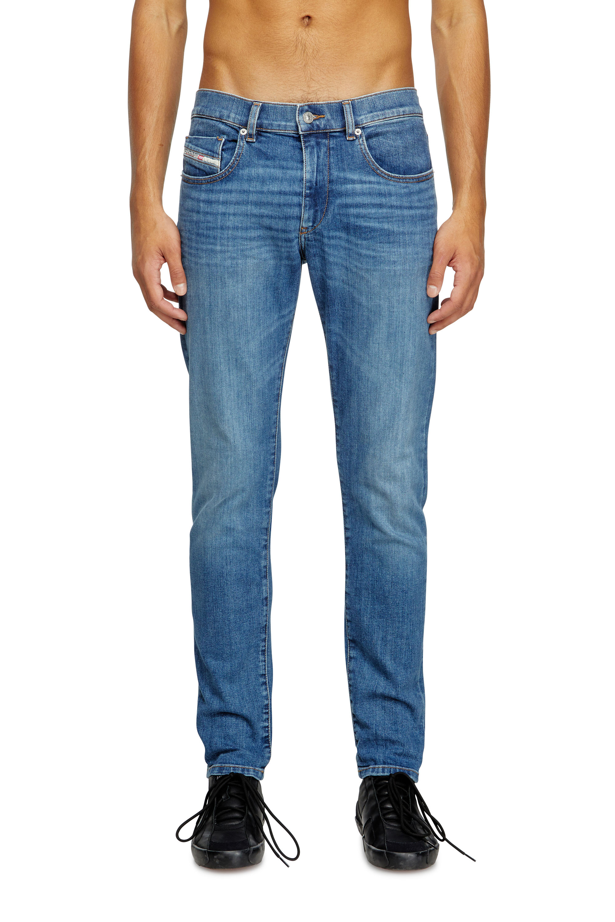 Diesel - Man's Slim Jeans 2019 D-Strukt 0KIAL, Light Blue - 1