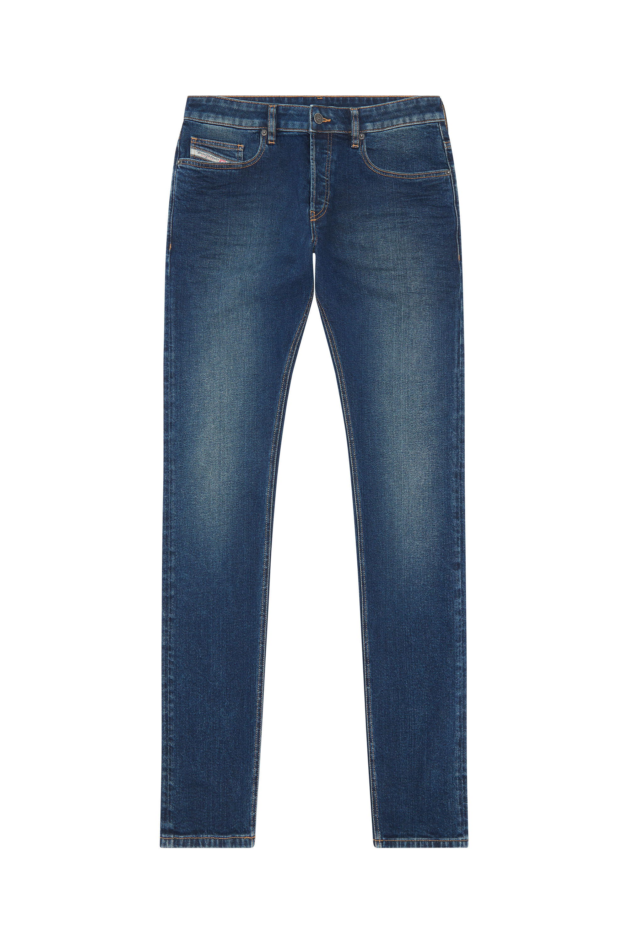 Diesel - D-Luster 0EKAV Slim Jeans, Dark Blue - Image 5