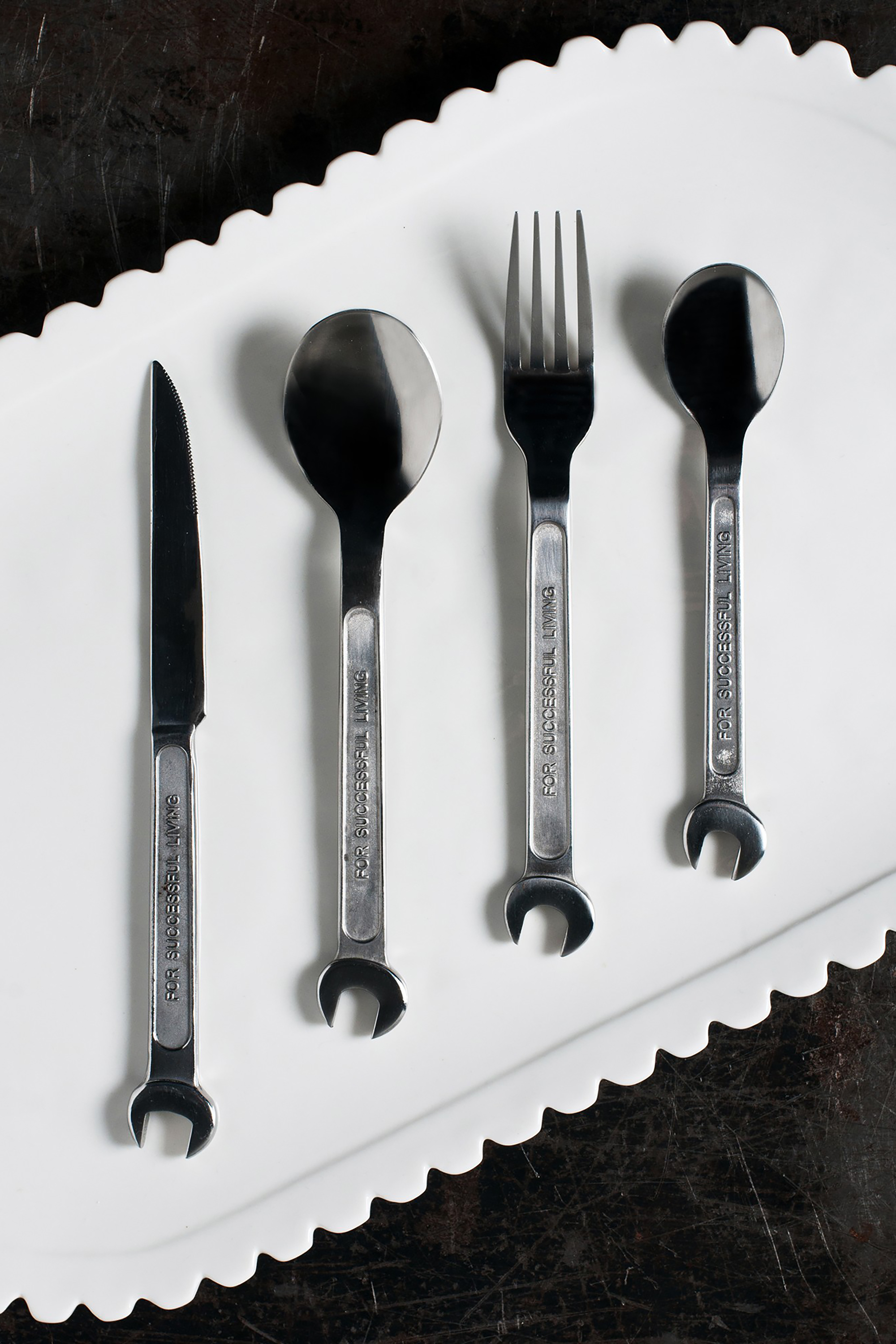 Diesel - 10940 DIY COLLECTION, Unisex's Cutlery steel set in Silver - 2