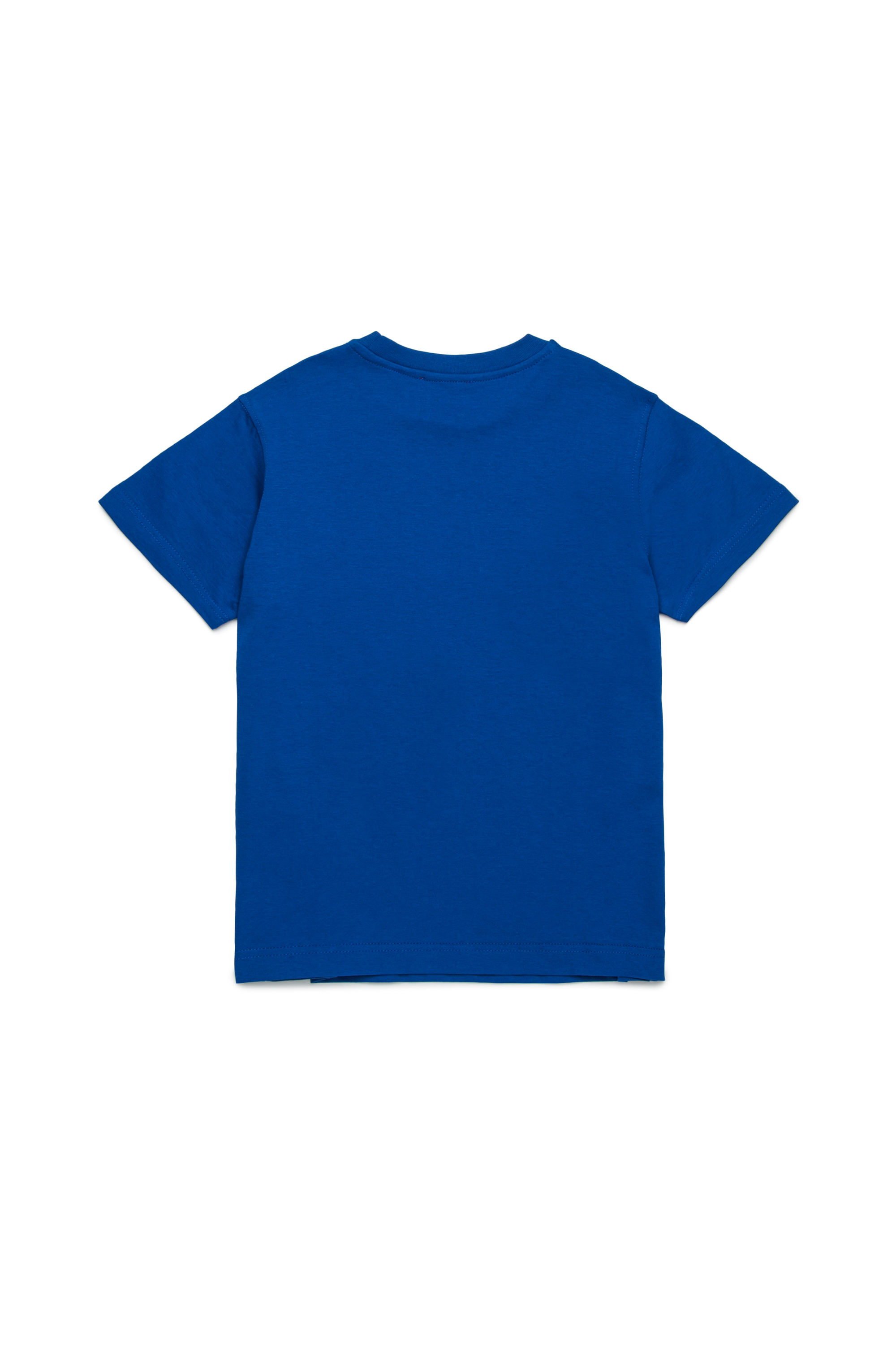 Diesel - TDIEGORL6, Man's T-shirt with smudged logo in Blue - 2