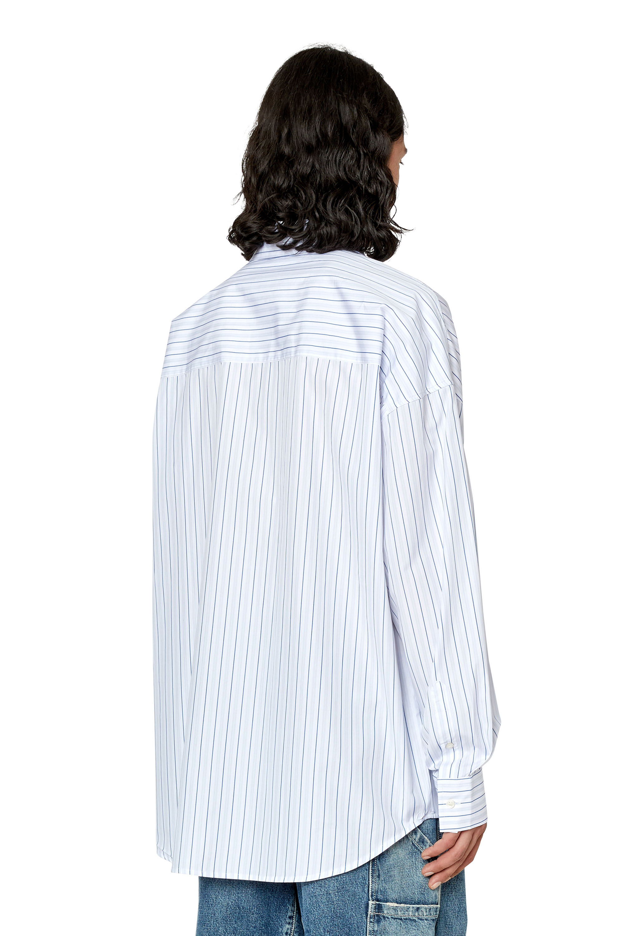 Diesel - S-DOUBLY-STRIPE, Blue/White - Image 4