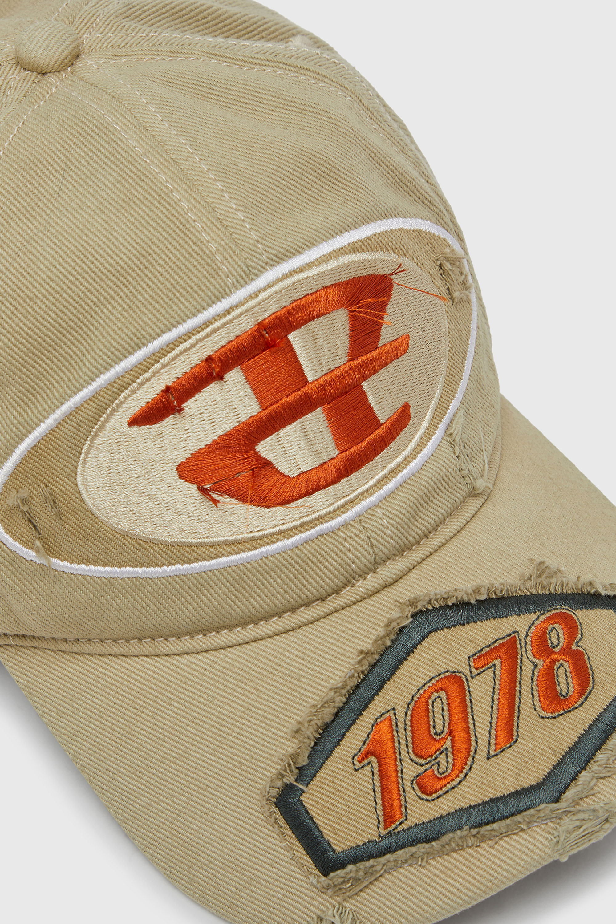 DIESEL キャップ 1978 Women's Baseball cap with embroidered patches | Brown | Diesel