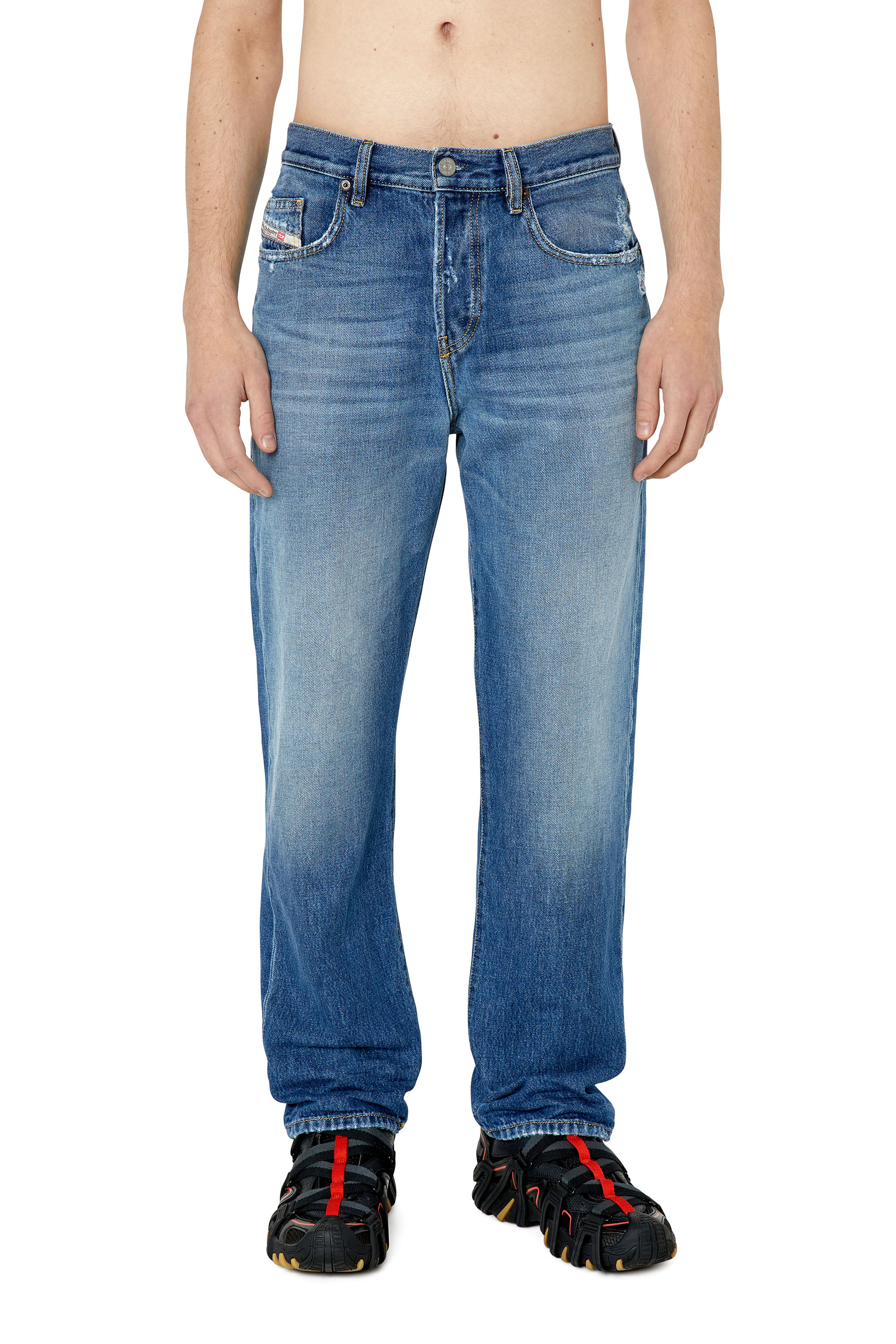 Diesel - Straight Jeans 2020 D-Viker E9C03, Medium blue - Image 2
