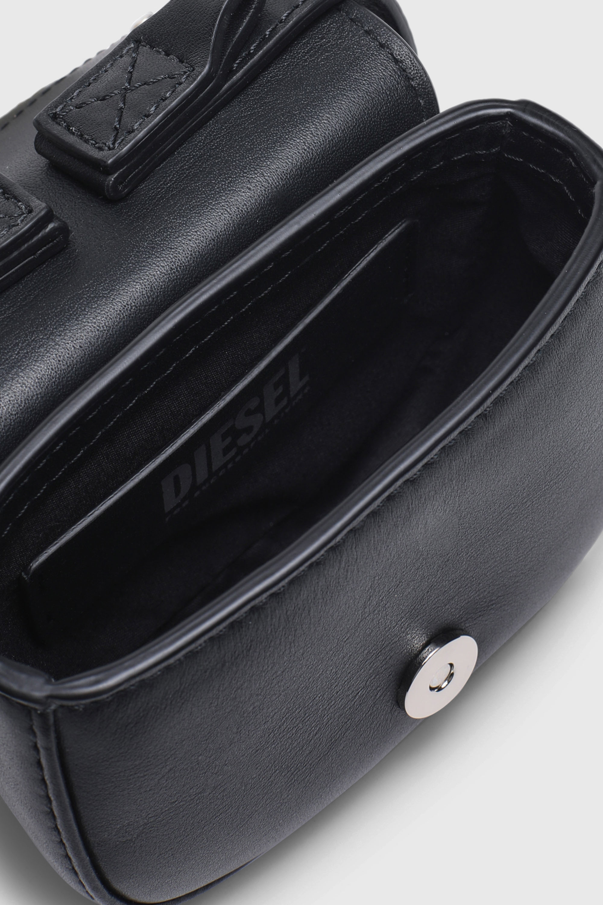 Diesel - 1DR XS, Woman's 1DR XS-Iconic mini bag with D logo plaque in Black - 2