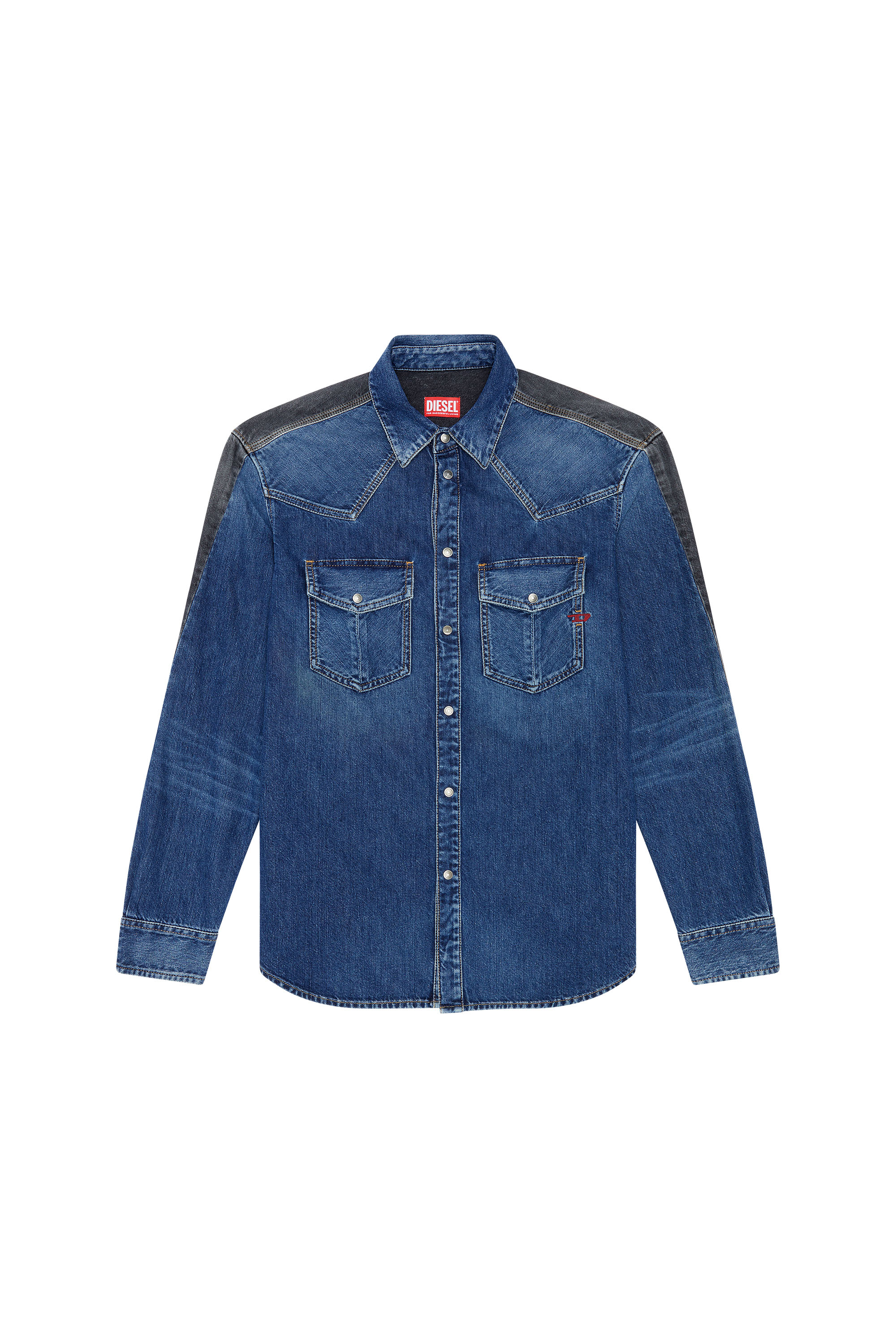 Diesel - D-OCEAN-S, Black/Blue - Image 3