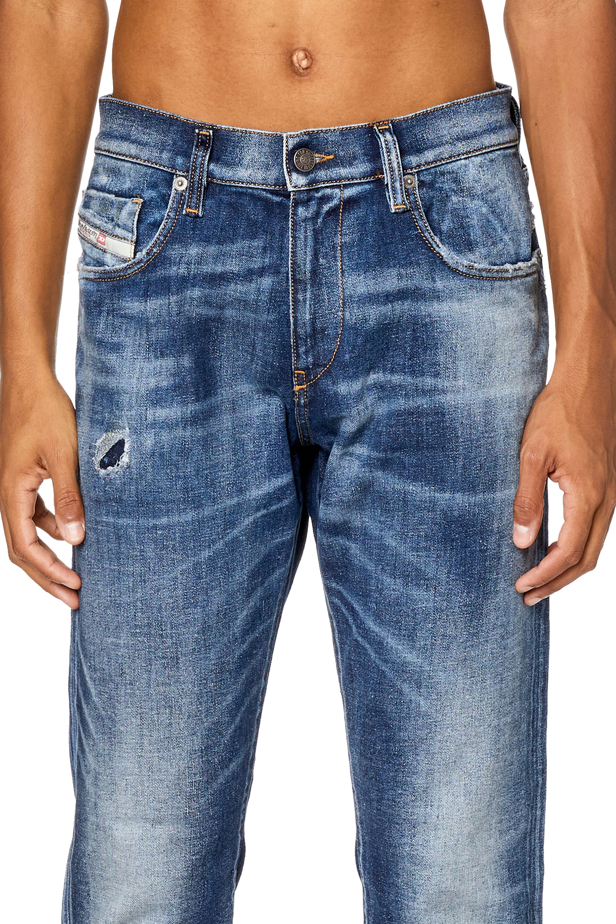Diesel - Slim Jeans 2019 D-Strukt 09G89, Medium blue - Image 4